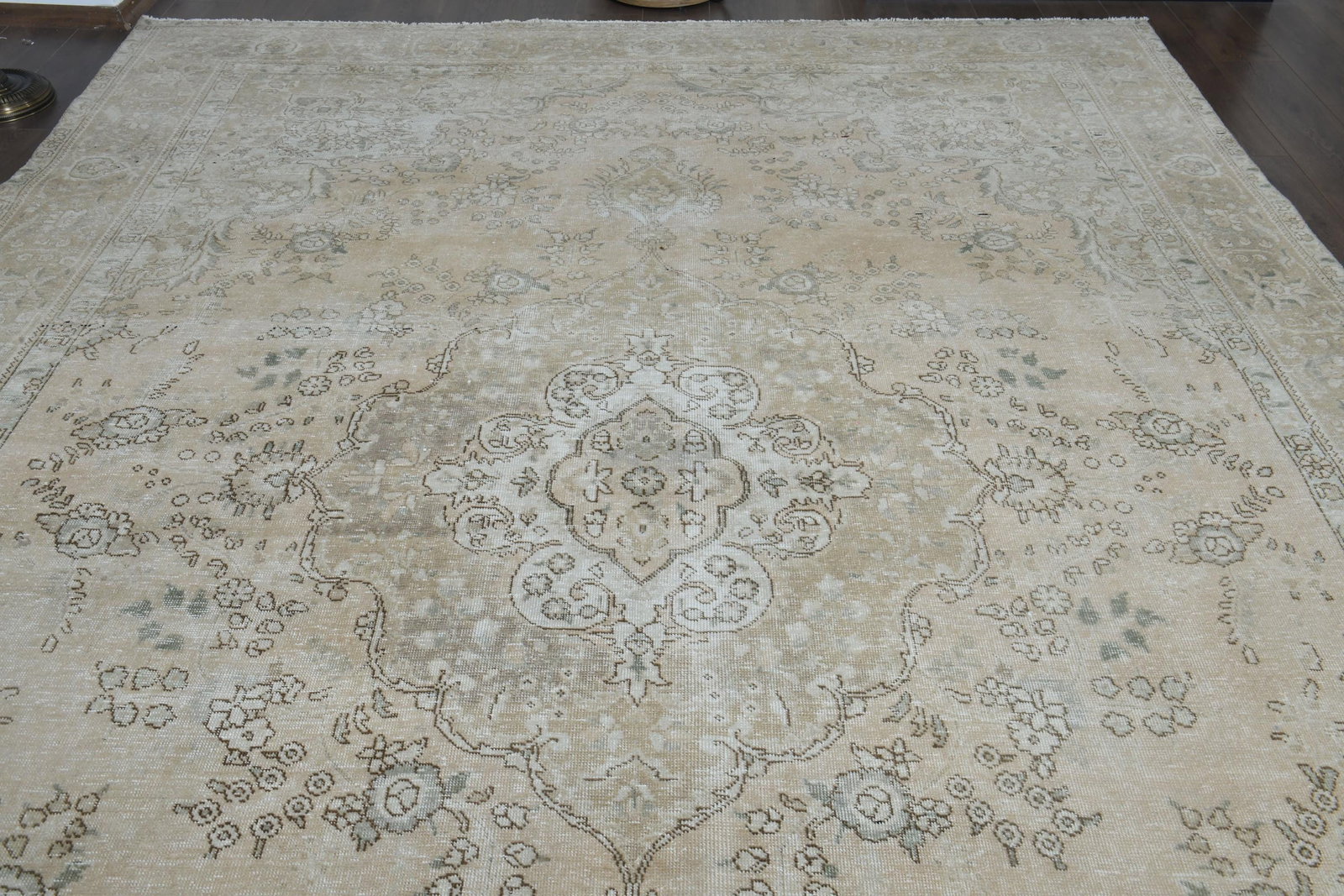 9'3x12'9 ft, OVERSIZED ORANGE BEIGE - 4