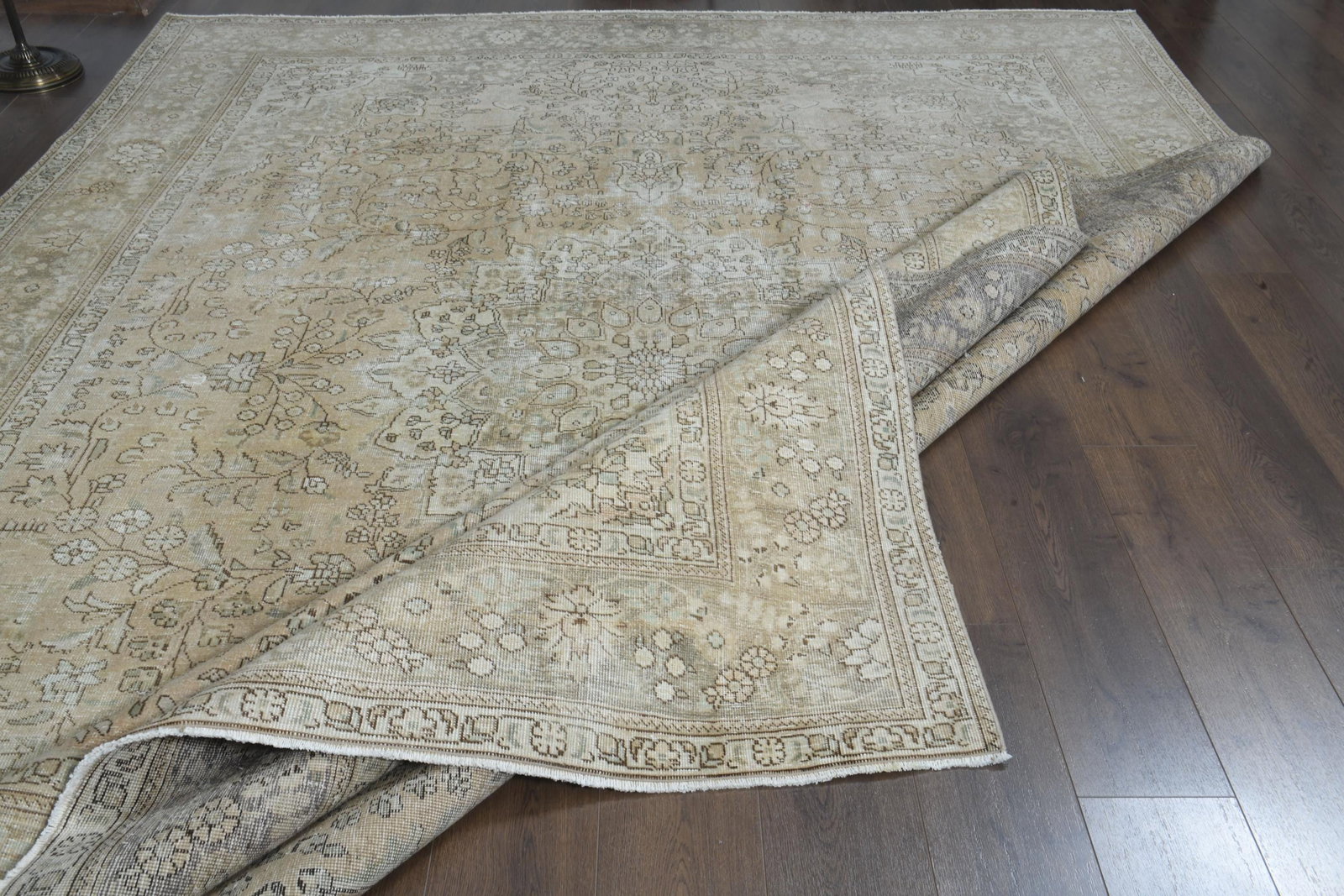 9'3x12'4 ft, VINTAGE PERSIAN RUG - 4