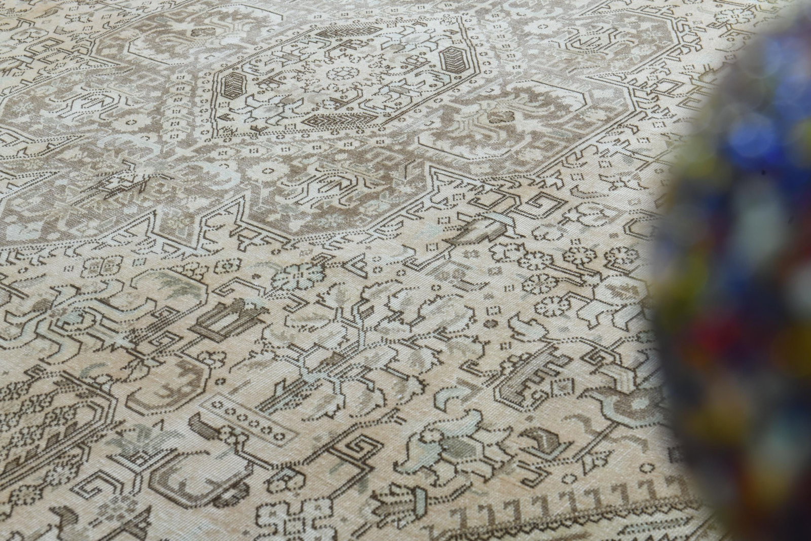 9x12'8 ft, VINTAGE PERSIAN RUG - 7
