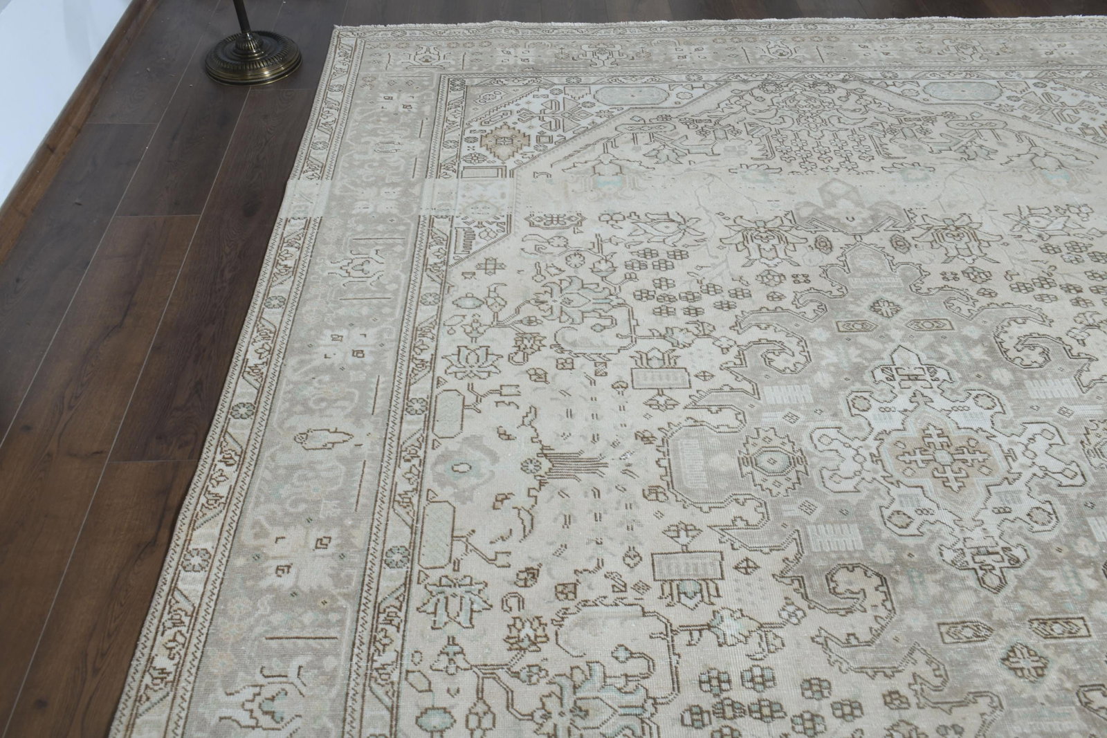 8'2x10'2 ft, FADED PERSIAN RUG - 7