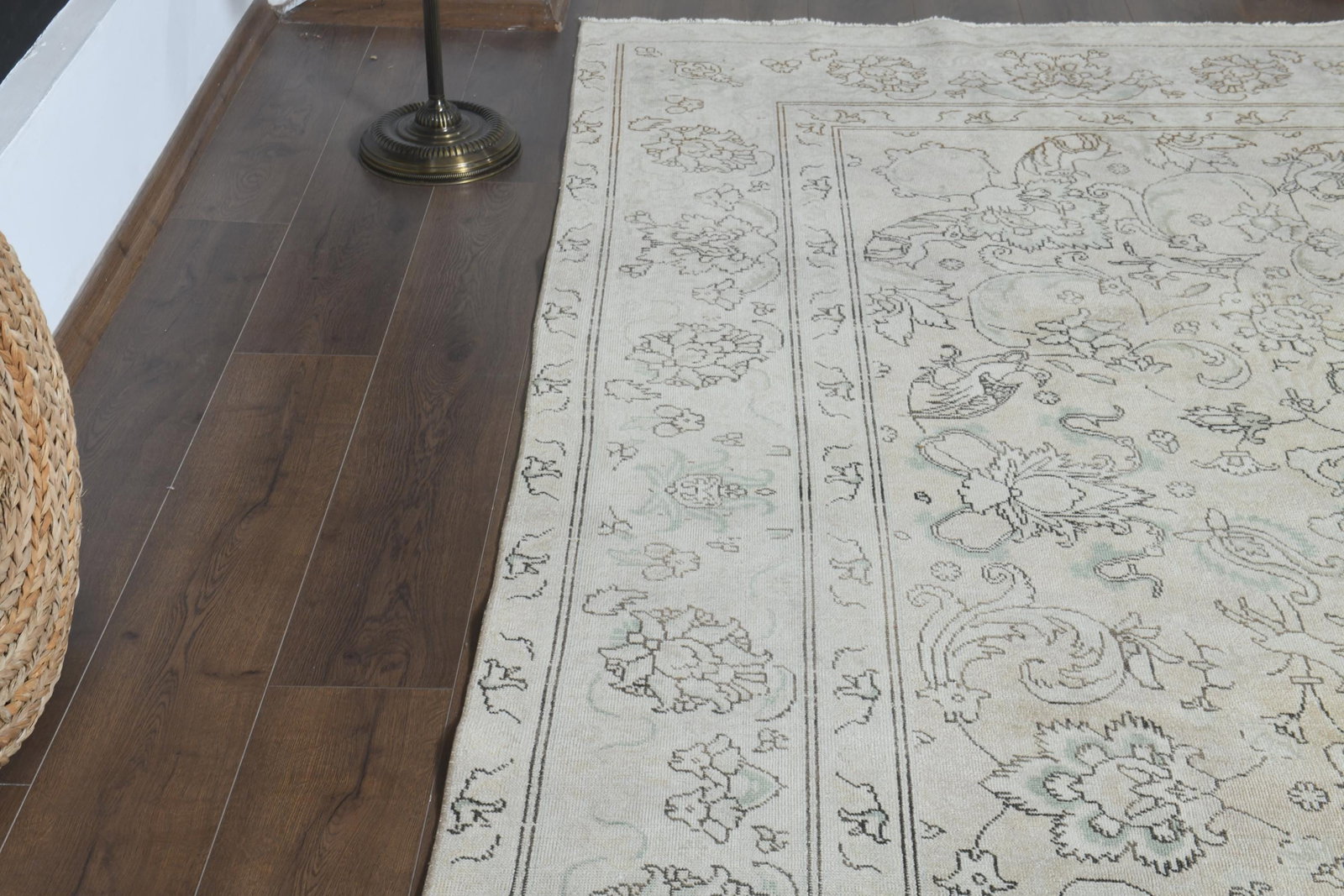 9.1x12.5 ft, BEIGE MINIMALIST RUG - 2