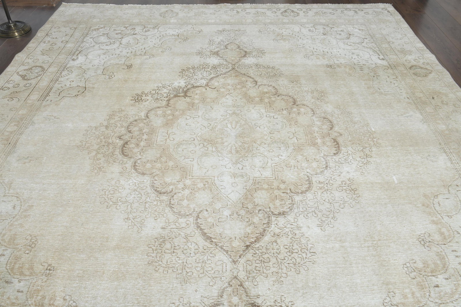 9.5x12.3 ft, OVERSIZED PERSIAN RUG, Beige Rug - 2