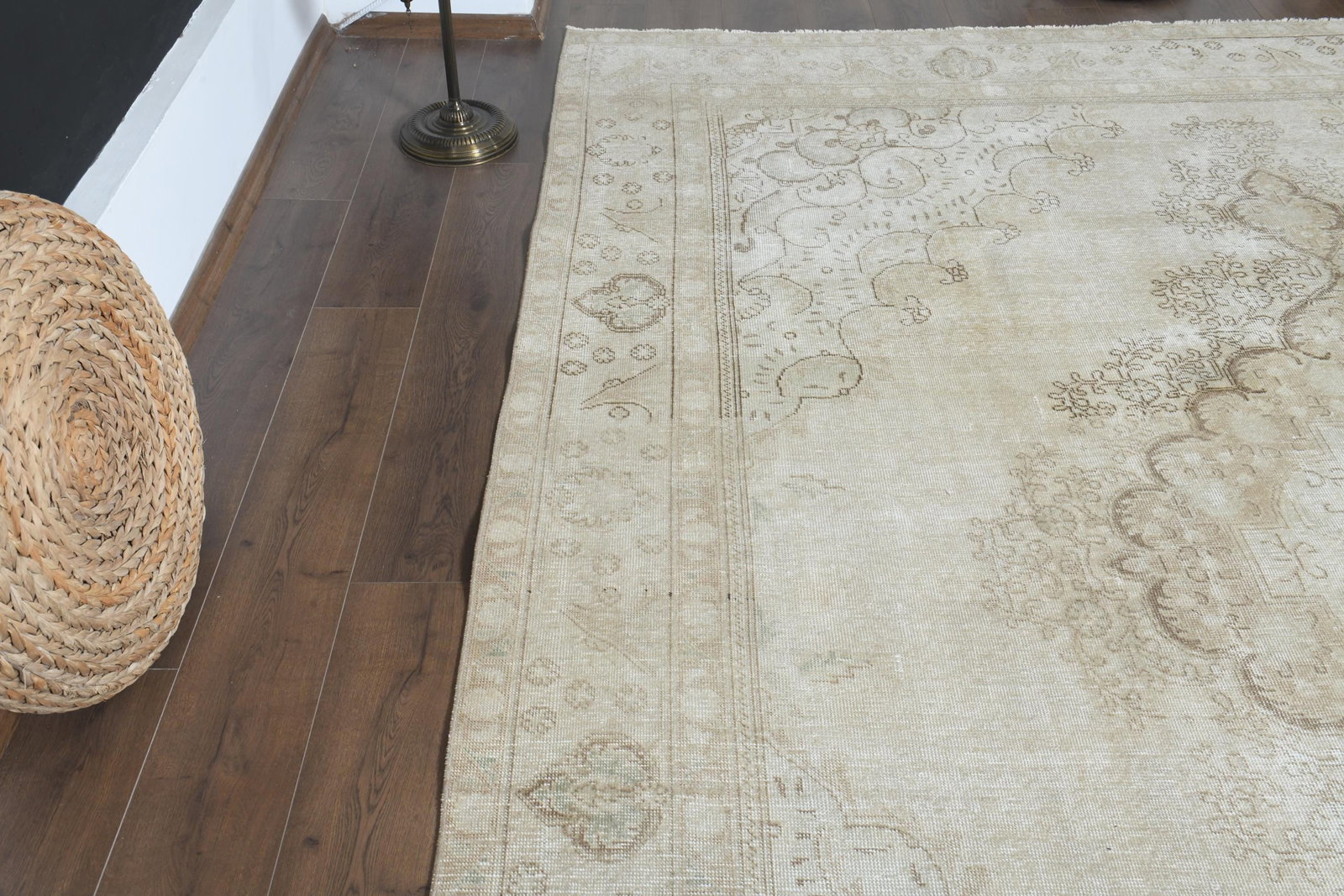 9.5x12.3 ft, OVERSIZED PERSIAN RUG, Beige Rug - 8