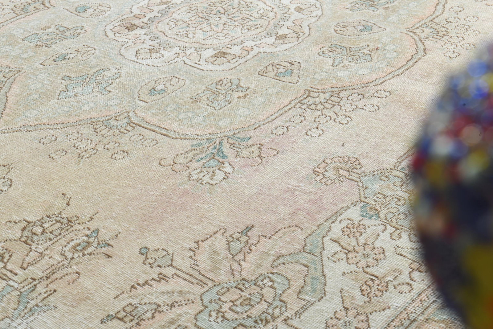 9.5x12.8 ft, PERSIAN MINIMALIST RUG - 7