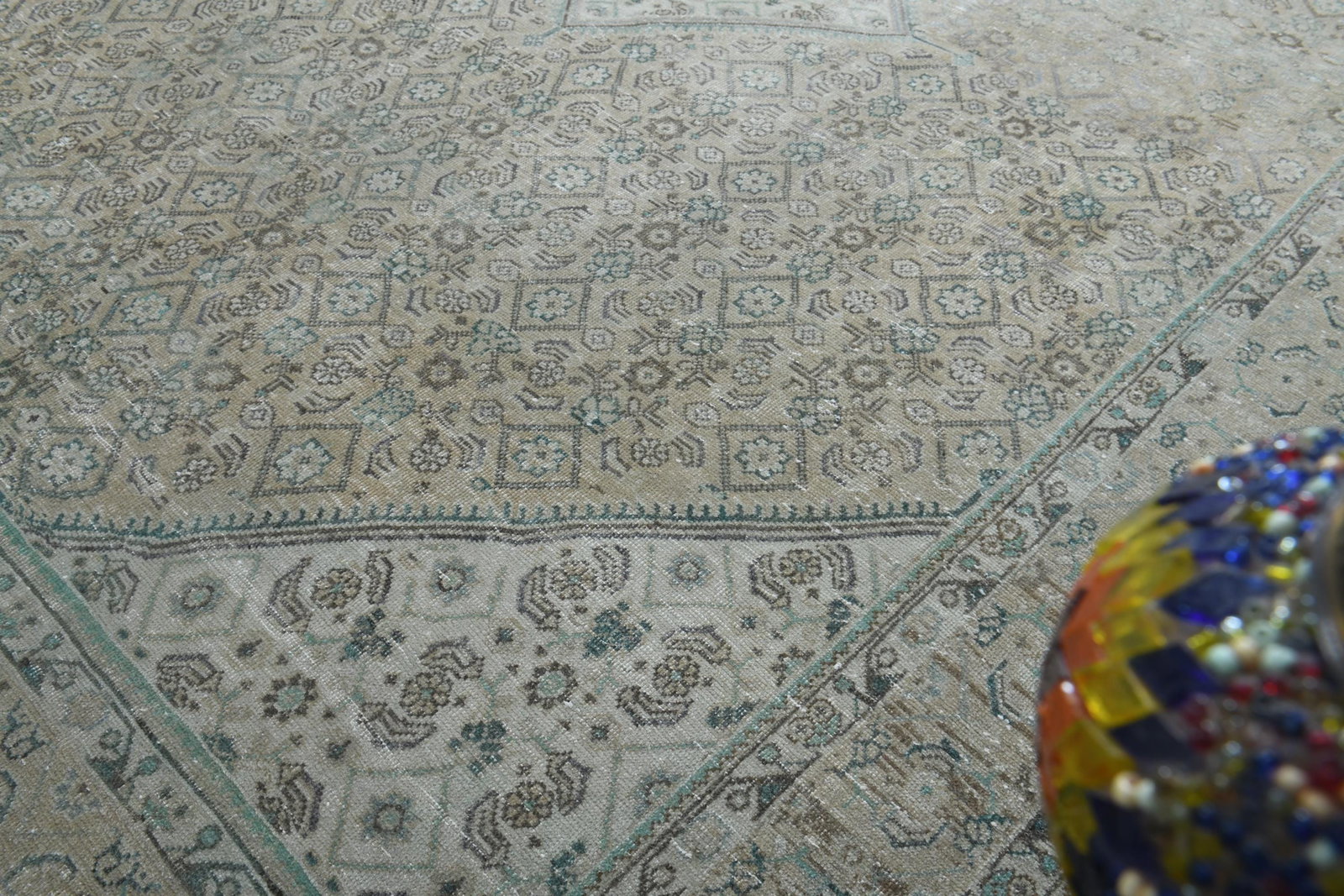 9.4x12.3 ft, HERIZ PERSIAN RUG, Minimalist - 4