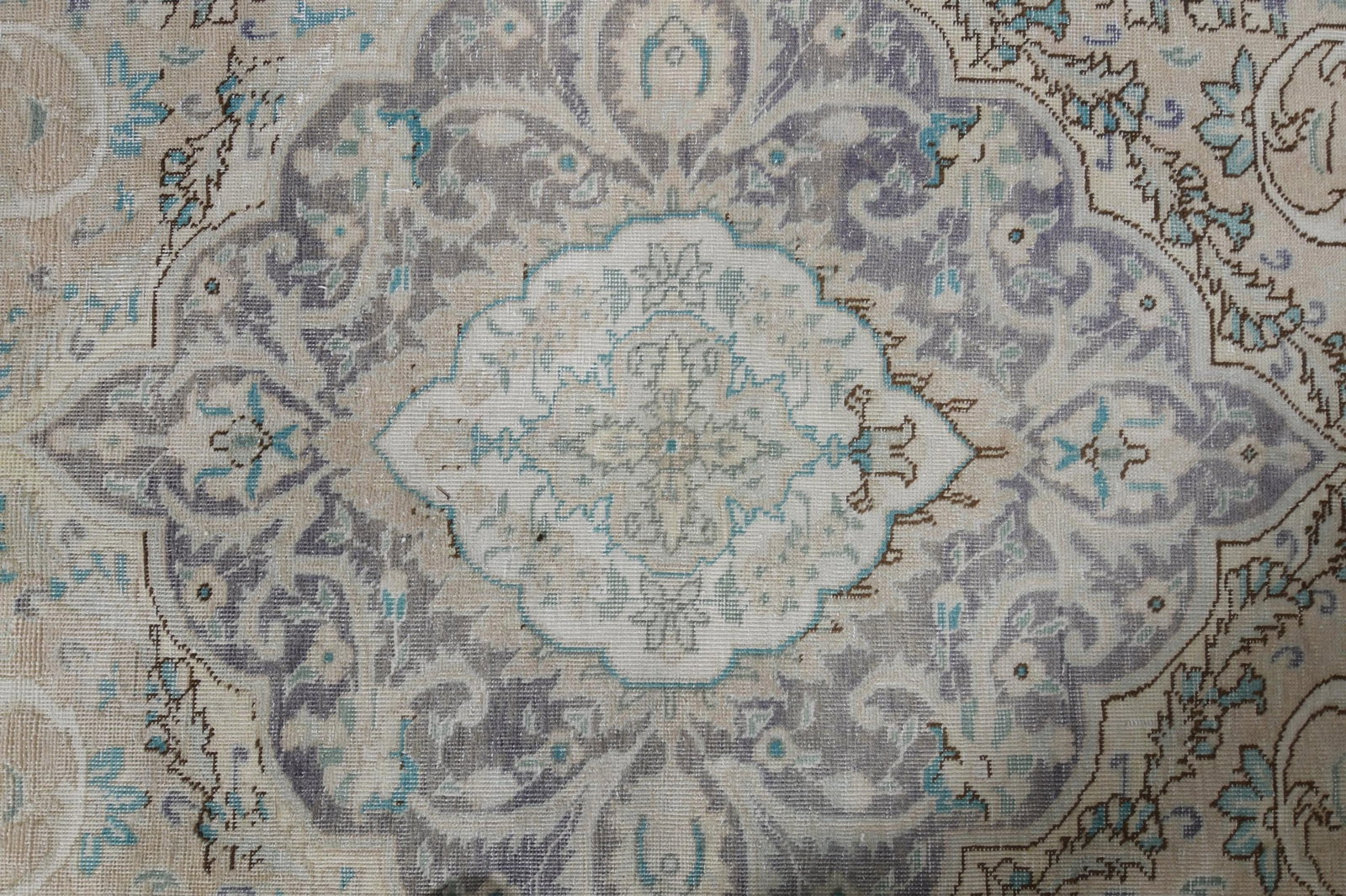9.8x12.6 ft, NEUTRAL PERSIAN RUG - 4