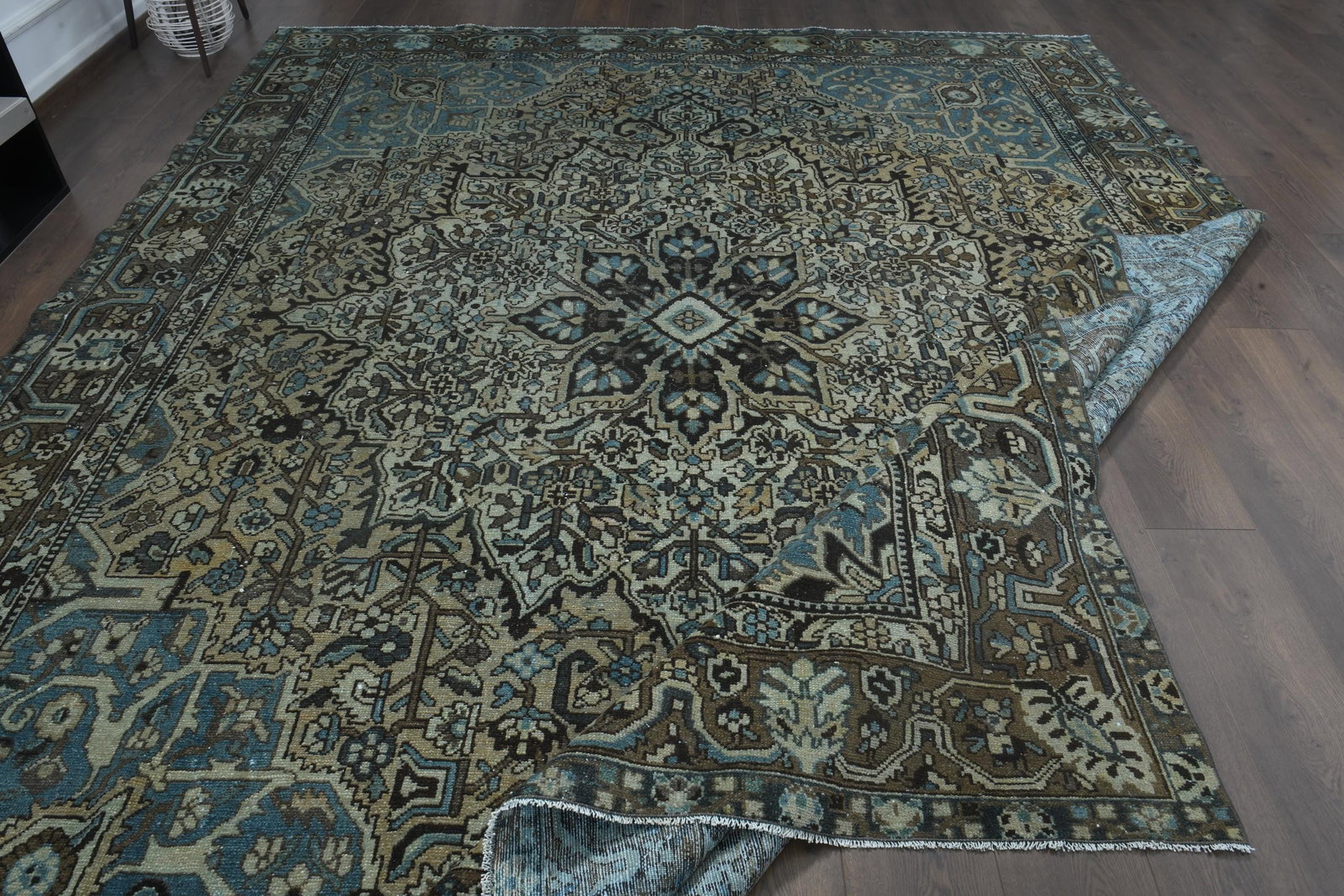 9'2x11'3 ft, PERSIAN DECOR RUG, Vintage Persian - 7