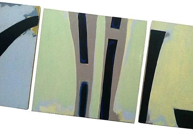 Abstract Triptych Painting by Paul Rinaldi - 3