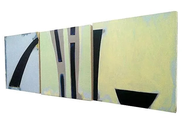 Abstract Triptych Painting by Paul Rinaldi - 4