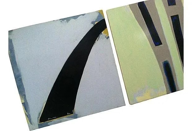 Abstract Triptych Painting by Paul Rinaldi - 5