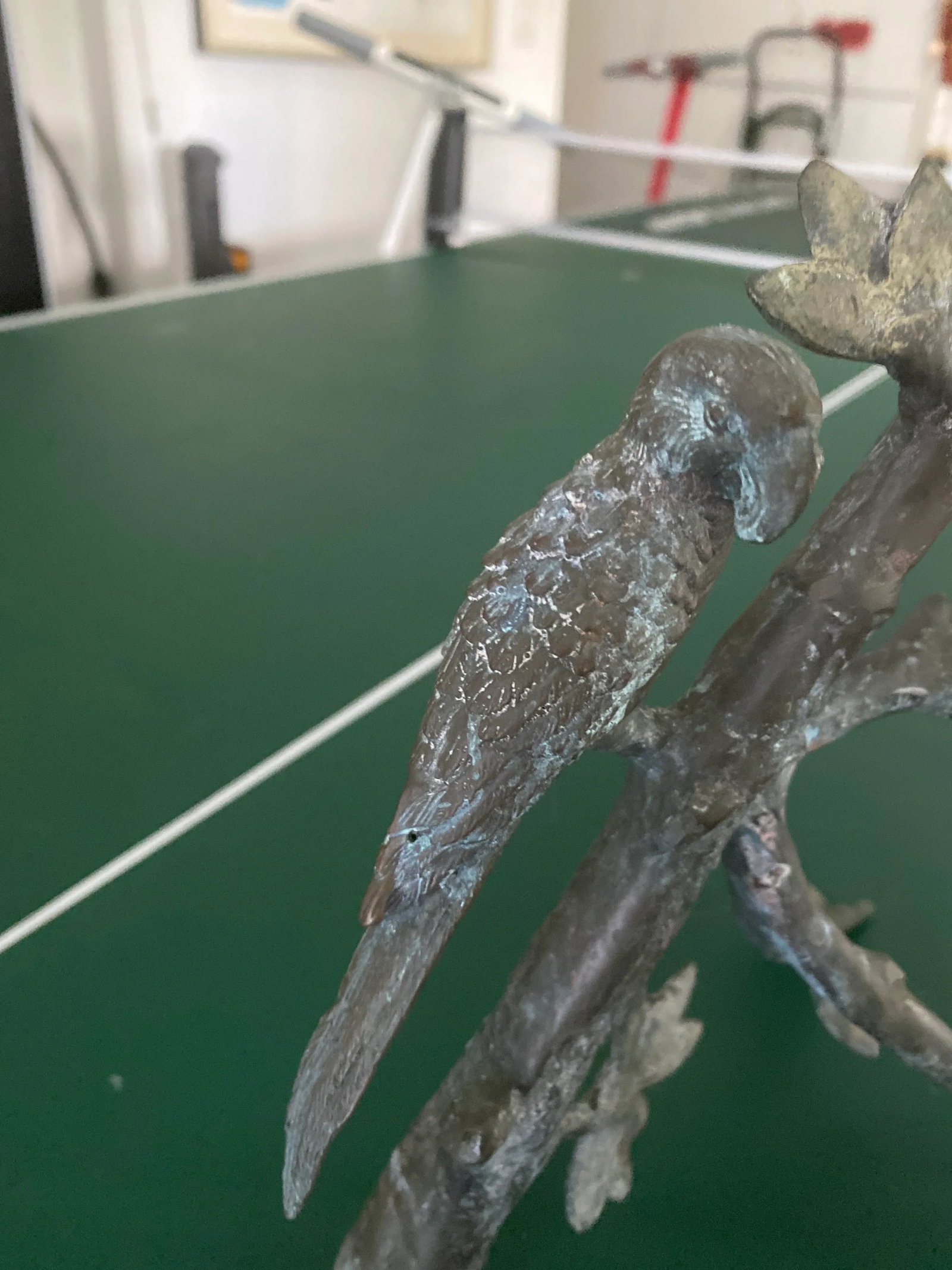 1960s Giacometti Style Bronze Birds on a Branch - 4