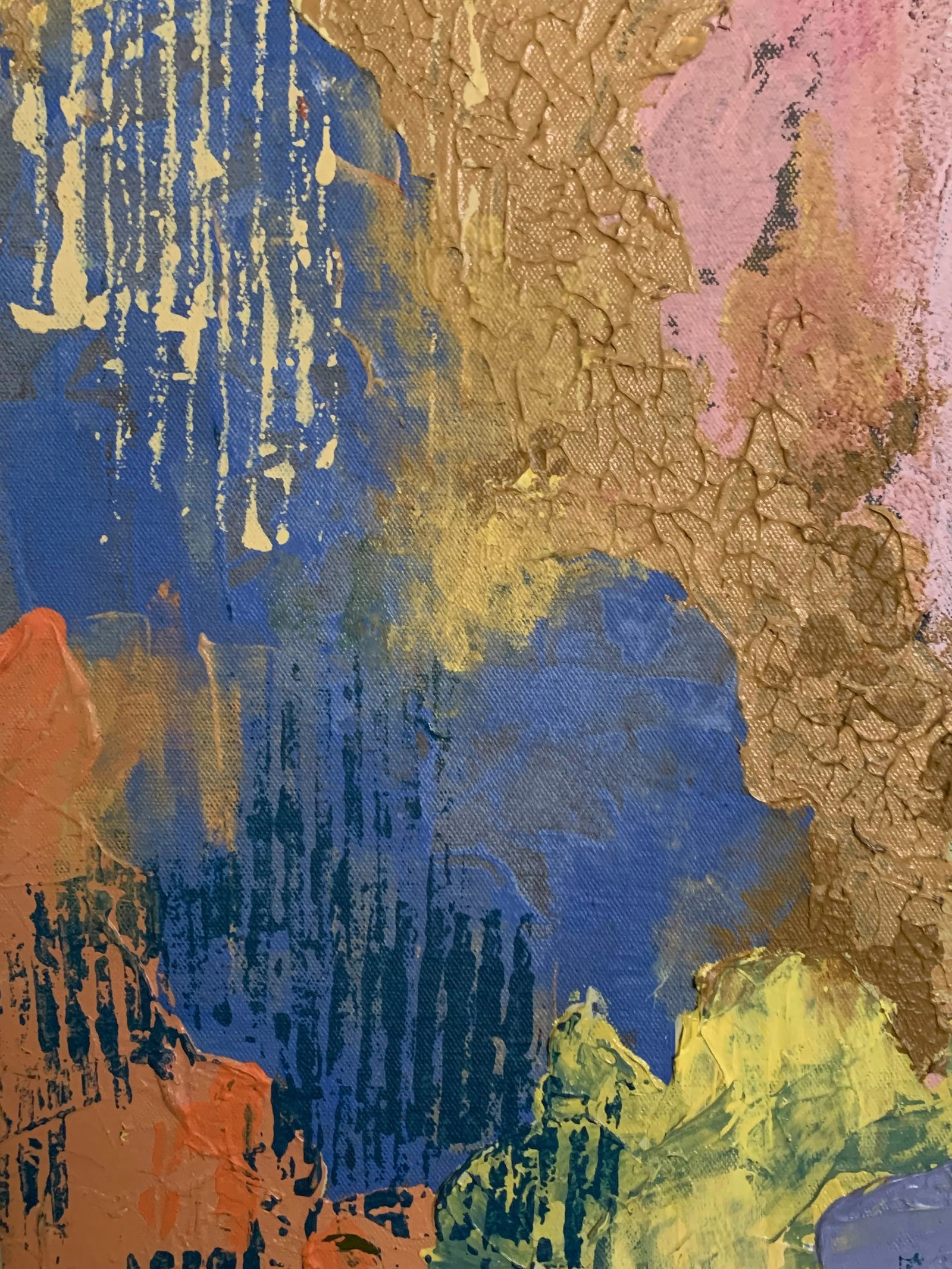 Vintage 1960's Painting - Abstract - 10