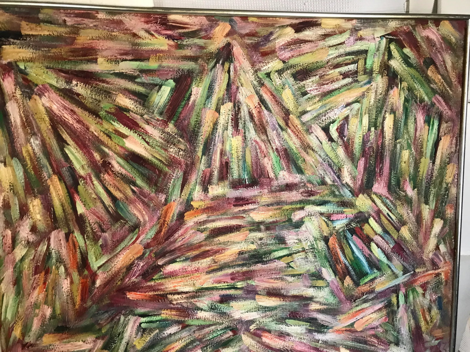 Internal Peace Original Abstract Oil Painting by Monique Nichols - 10