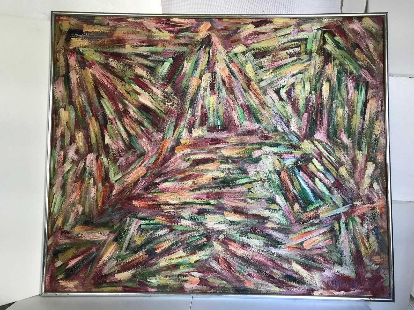 Internal Peace Original Abstract Oil Painting by Monique Nichols - 2