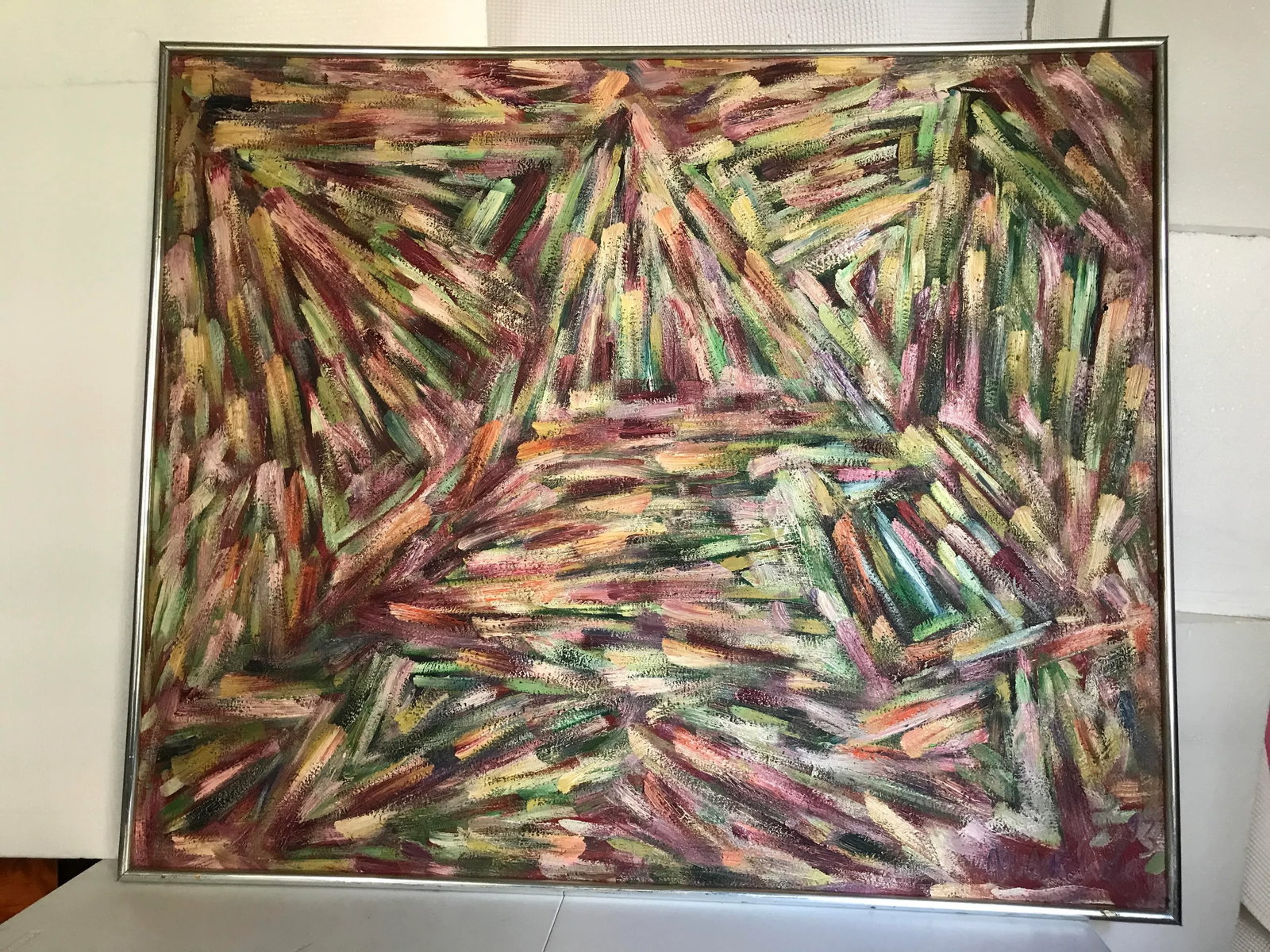 Internal Peace Original Abstract Oil Painting by Monique Nichols - 3