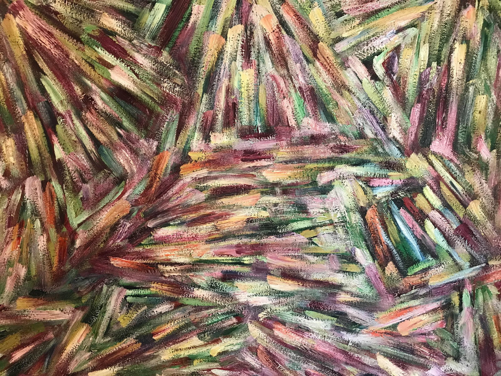 Internal Peace Original Abstract Oil Painting by Monique Nichols - 4