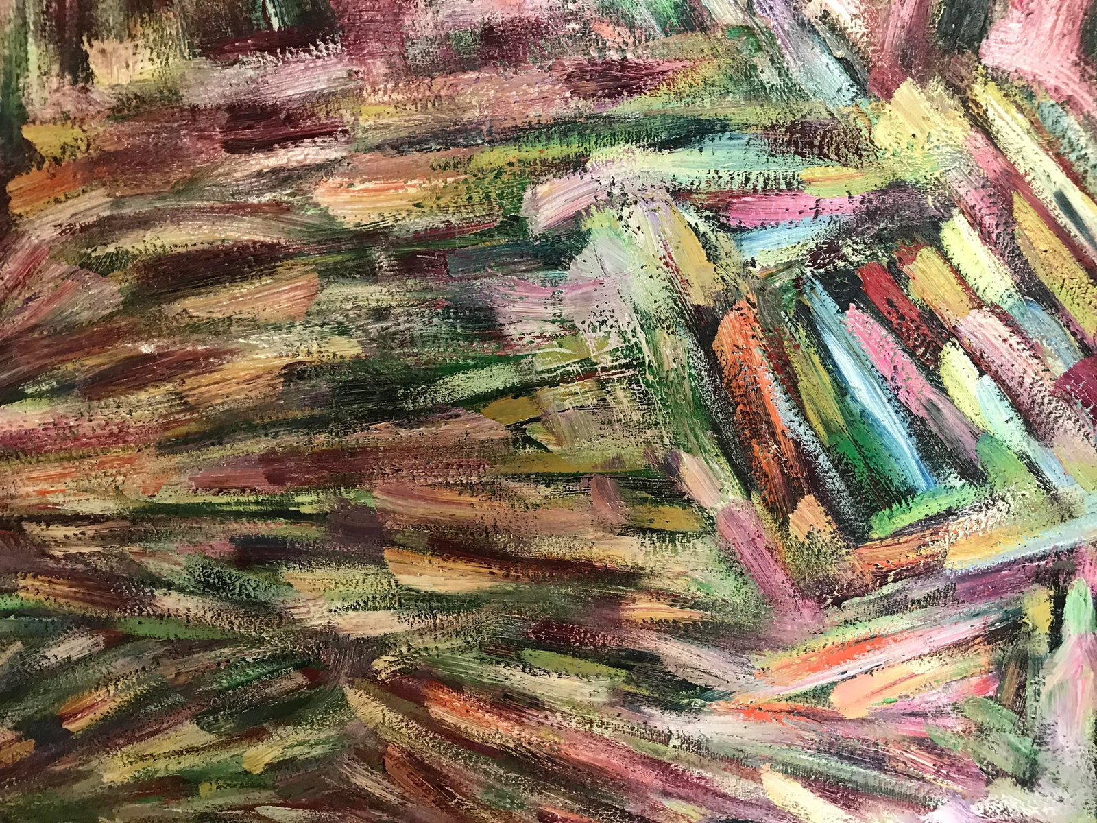 Internal Peace Original Abstract Oil Painting by Monique Nichols - 5