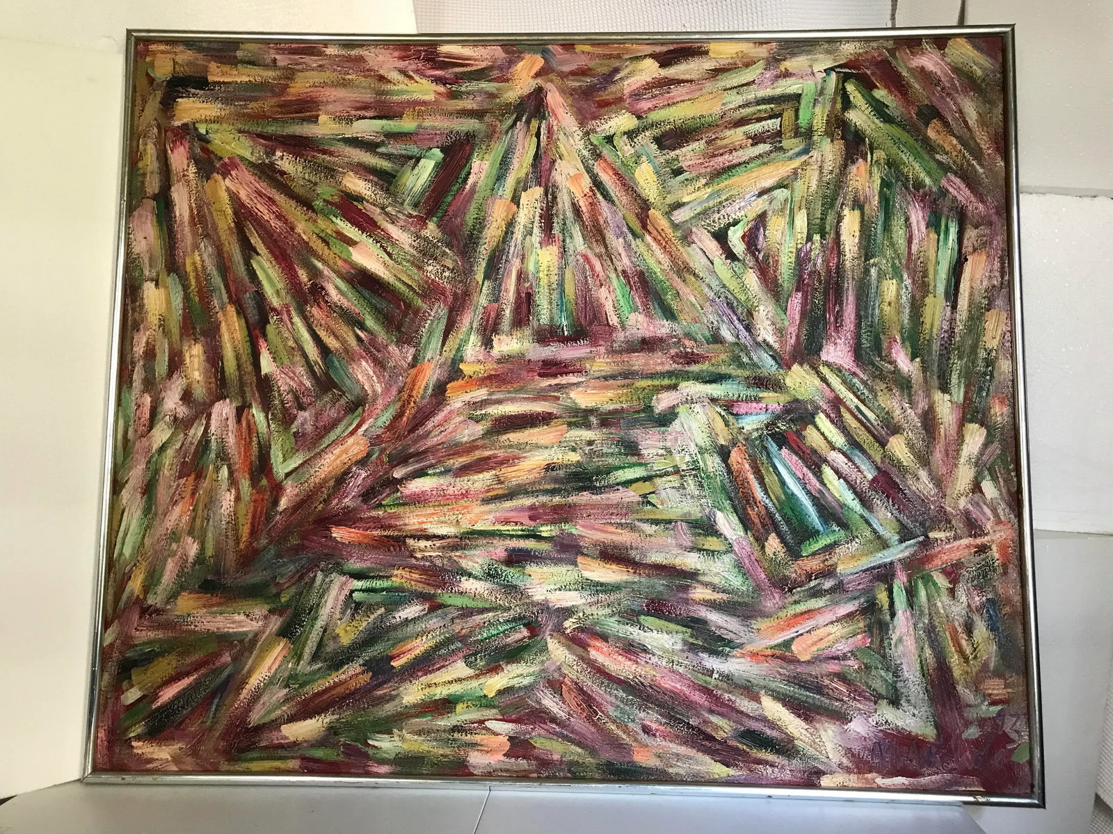 Internal Peace Original Abstract Oil Painting by Monique Nichols - 8