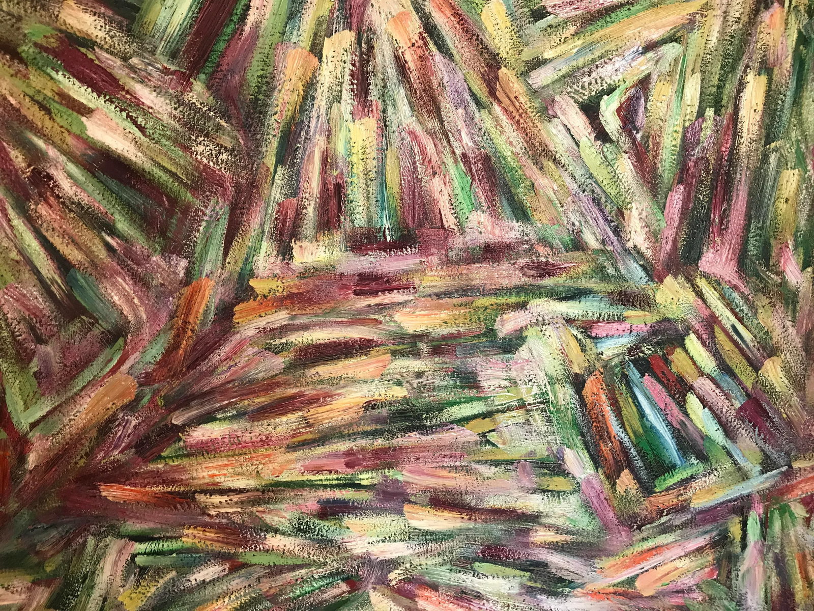 Internal Peace Original Abstract Oil Painting by Monique Nichols - 9