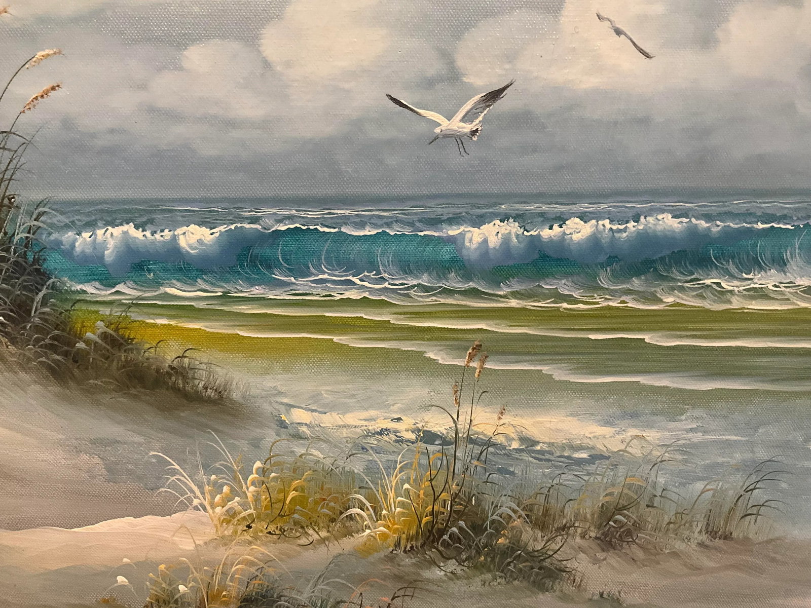 Antonio Tano Seascape Oil Painting Framed - 6