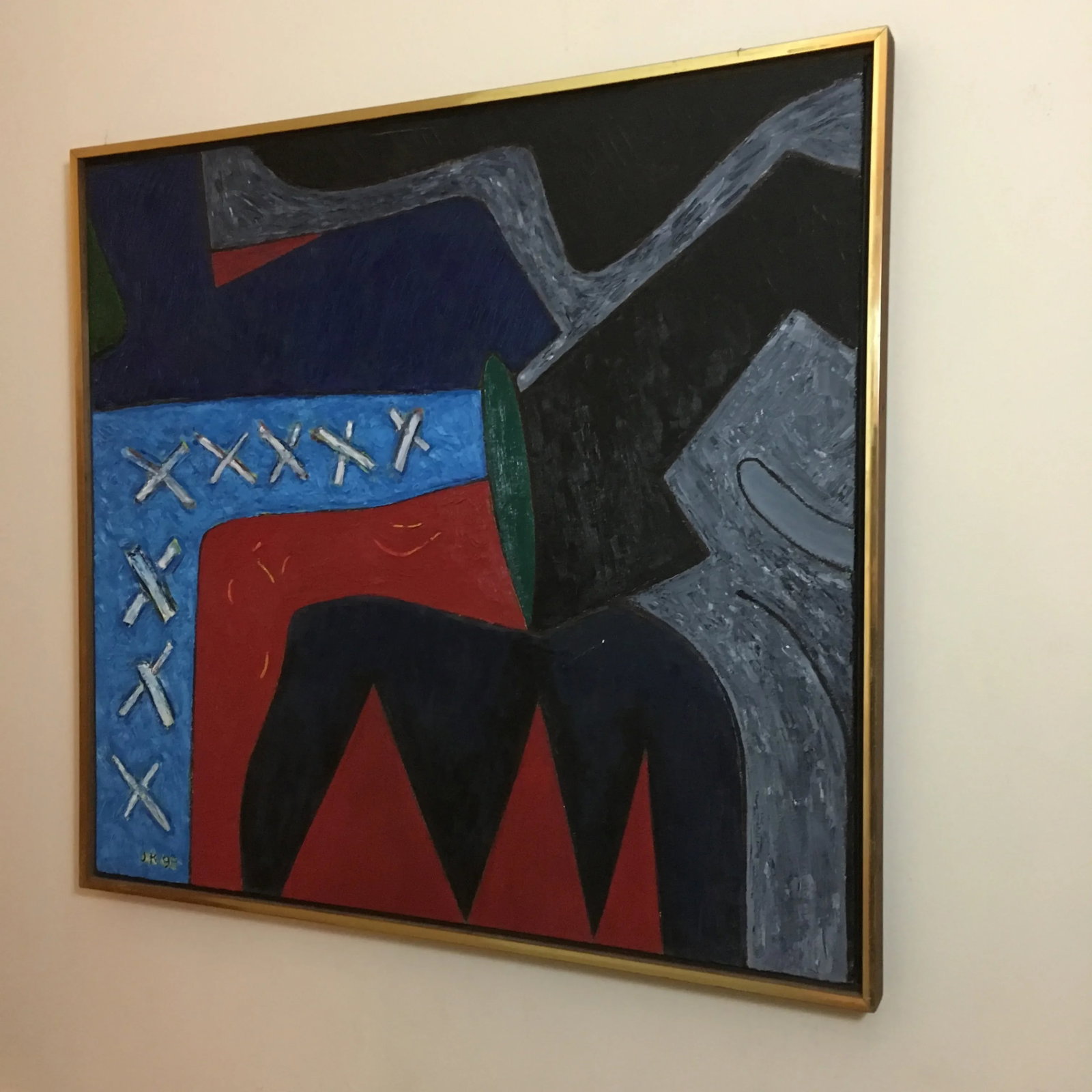 James Kelly Blue Abstract Painting - 2