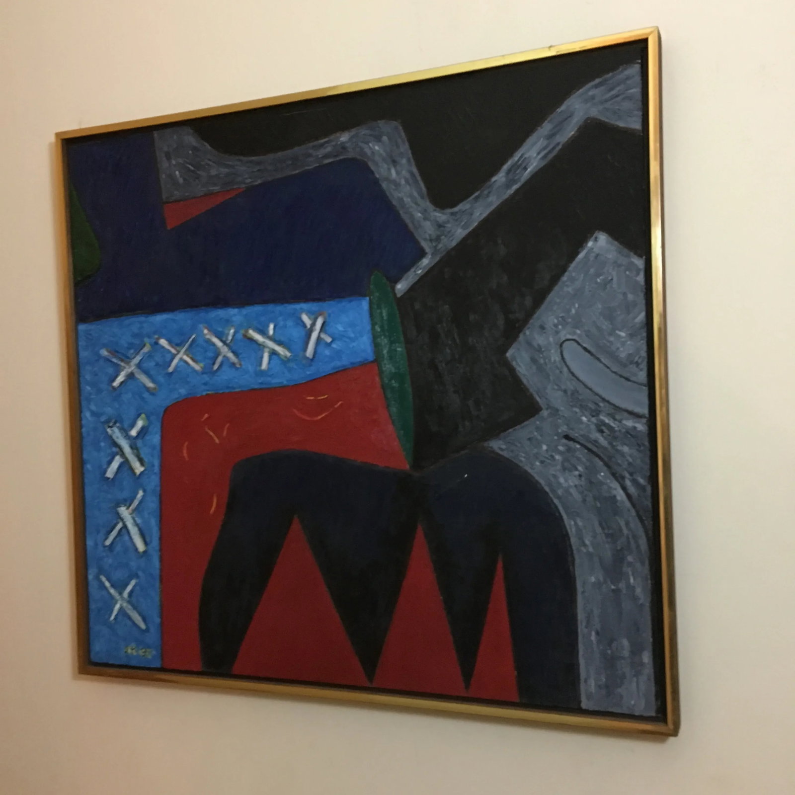 James Kelly Blue Abstract Painting - 3