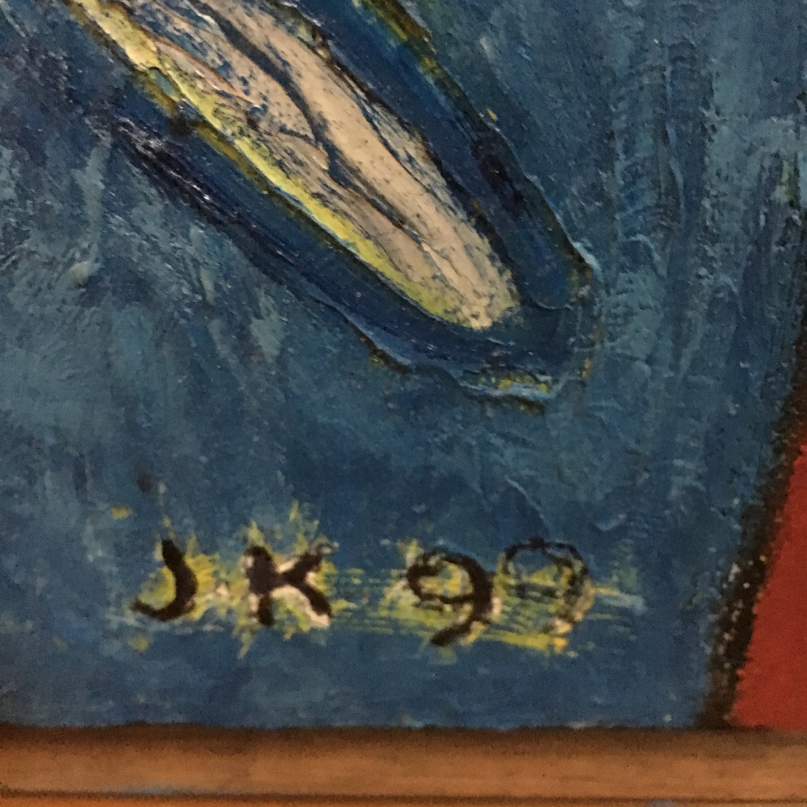 James Kelly Blue Abstract Painting - 7