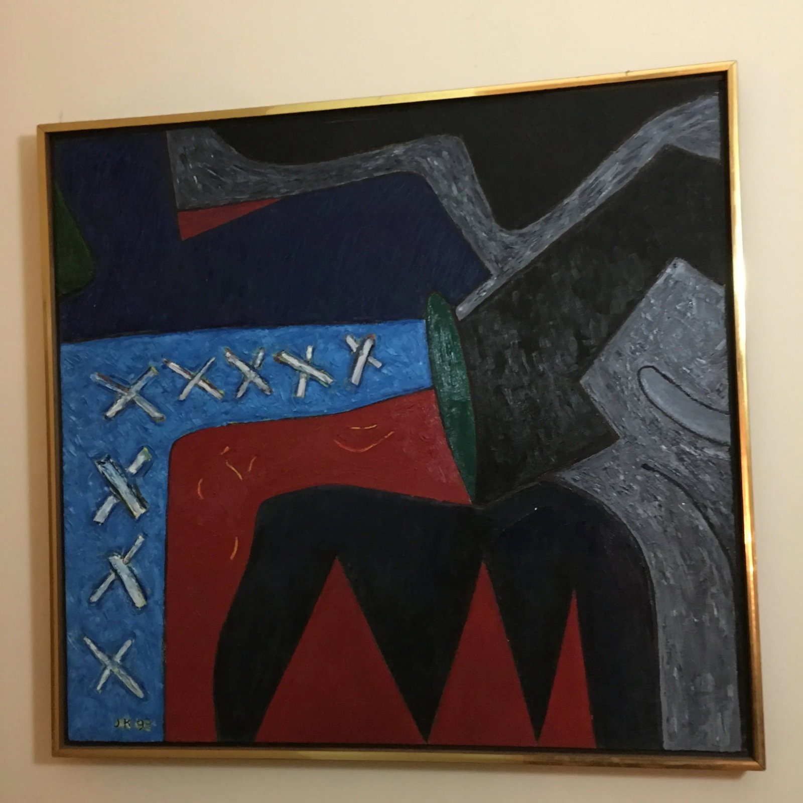 James Kelly Blue Abstract Painting - 8