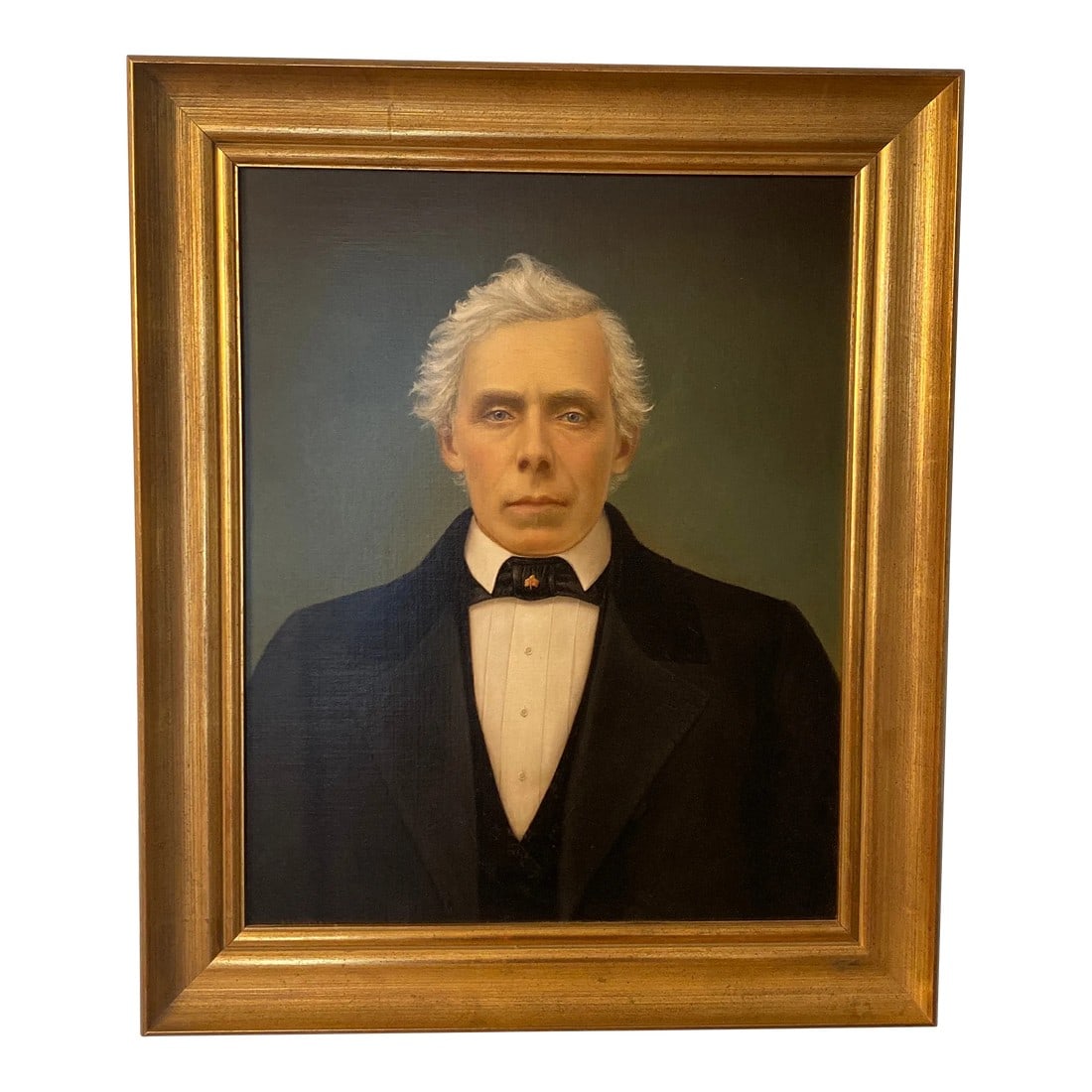 Late 19th Century Victorian Male Portrait Painting, Framed: Listing is for a stoic late Victorian portrait of an older gentleman dressed in with somewhat bemused expression on his face. Removed from frame to get better look at signature that is J Douglas /