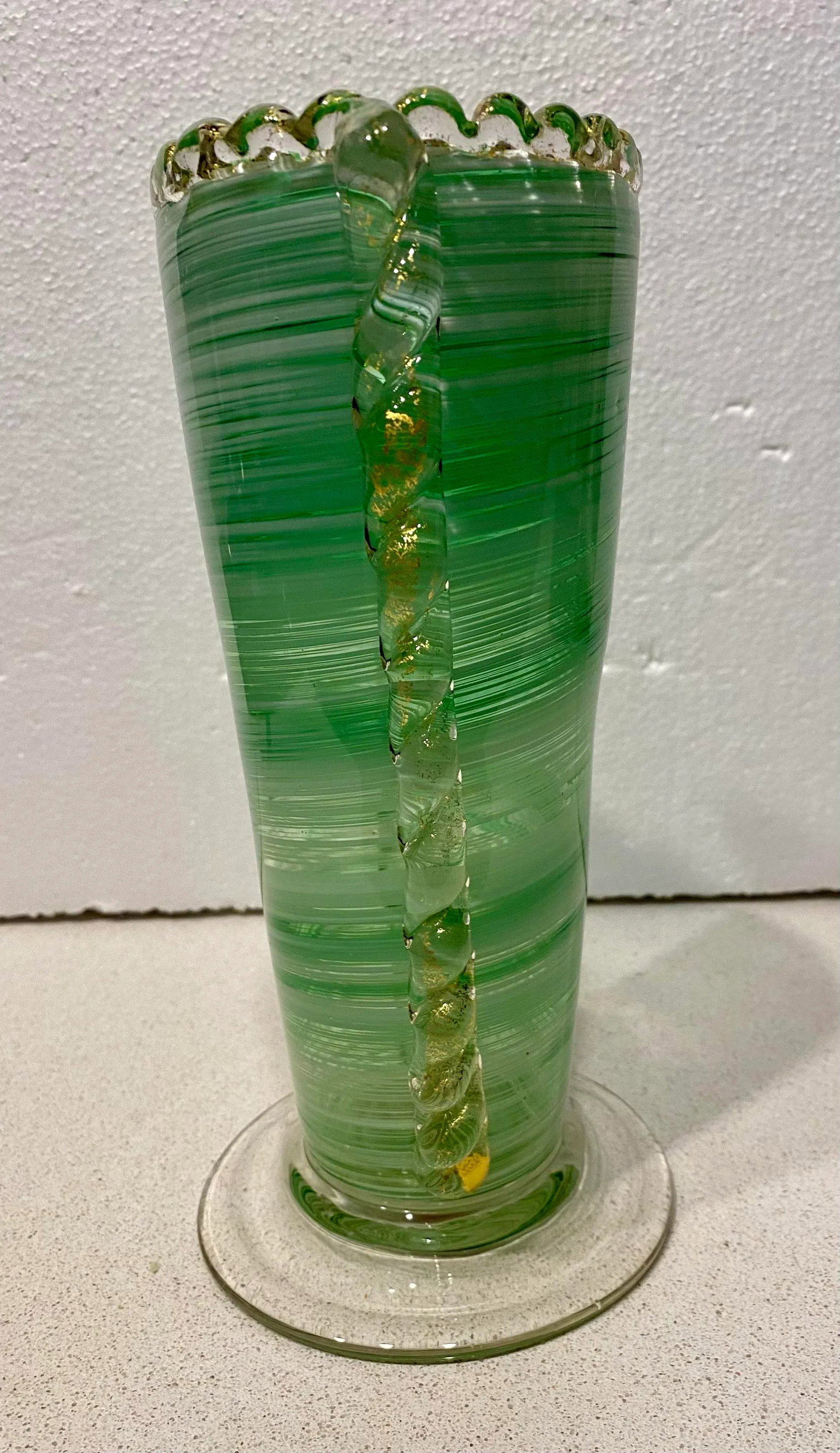 Mid- Century Modern Barovier and Toso Venetian Murano Vase - 4