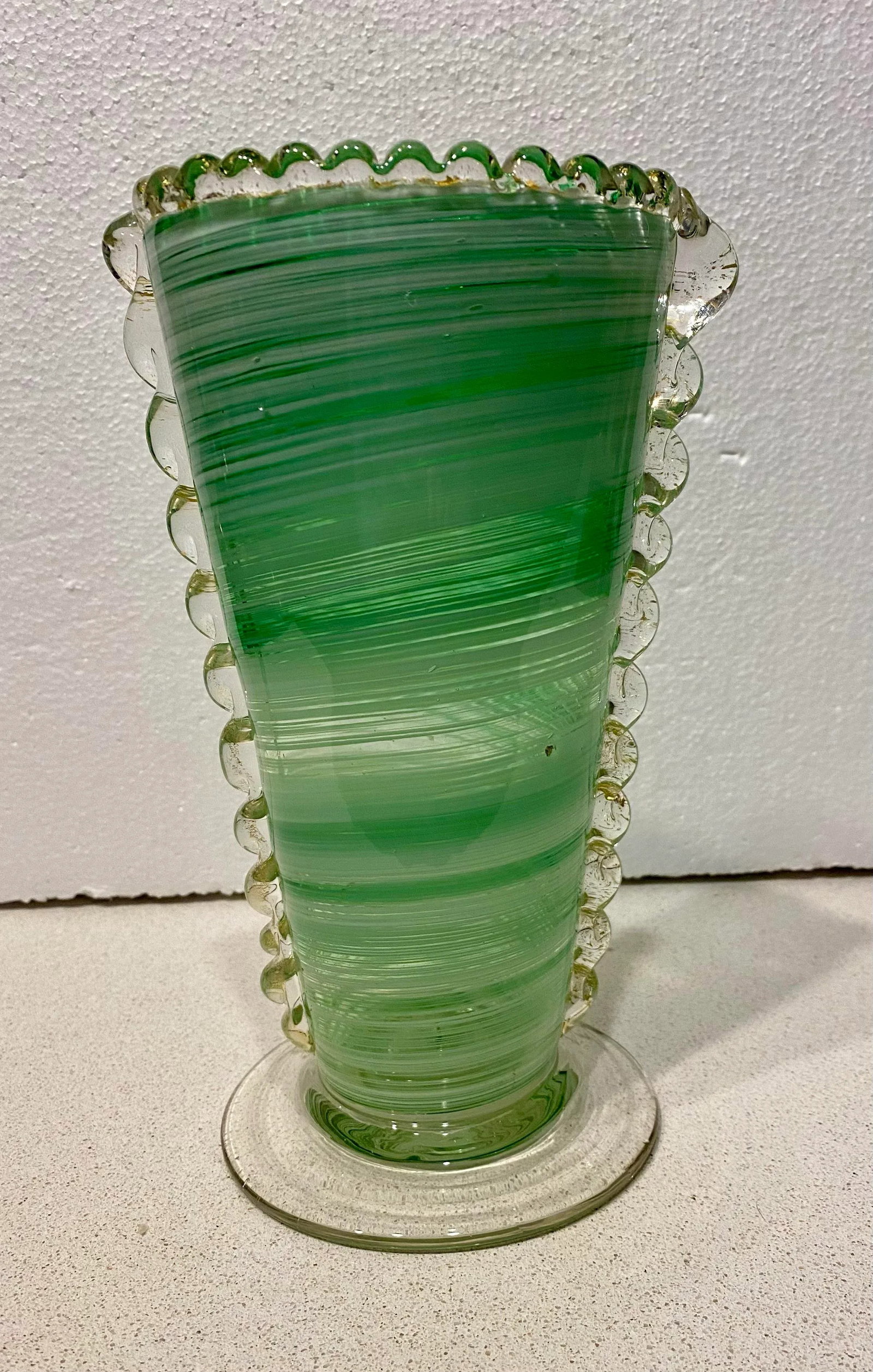 Mid- Century Modern Barovier and Toso Venetian Murano Vase - 6