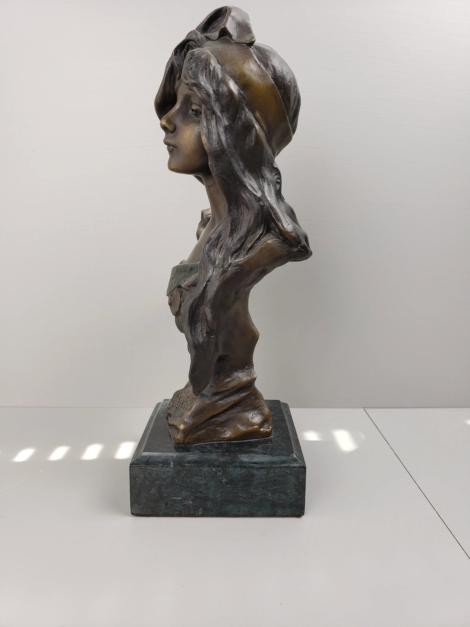 Emmanuel Villanis Bohemienne Bronze Sculpture - 7