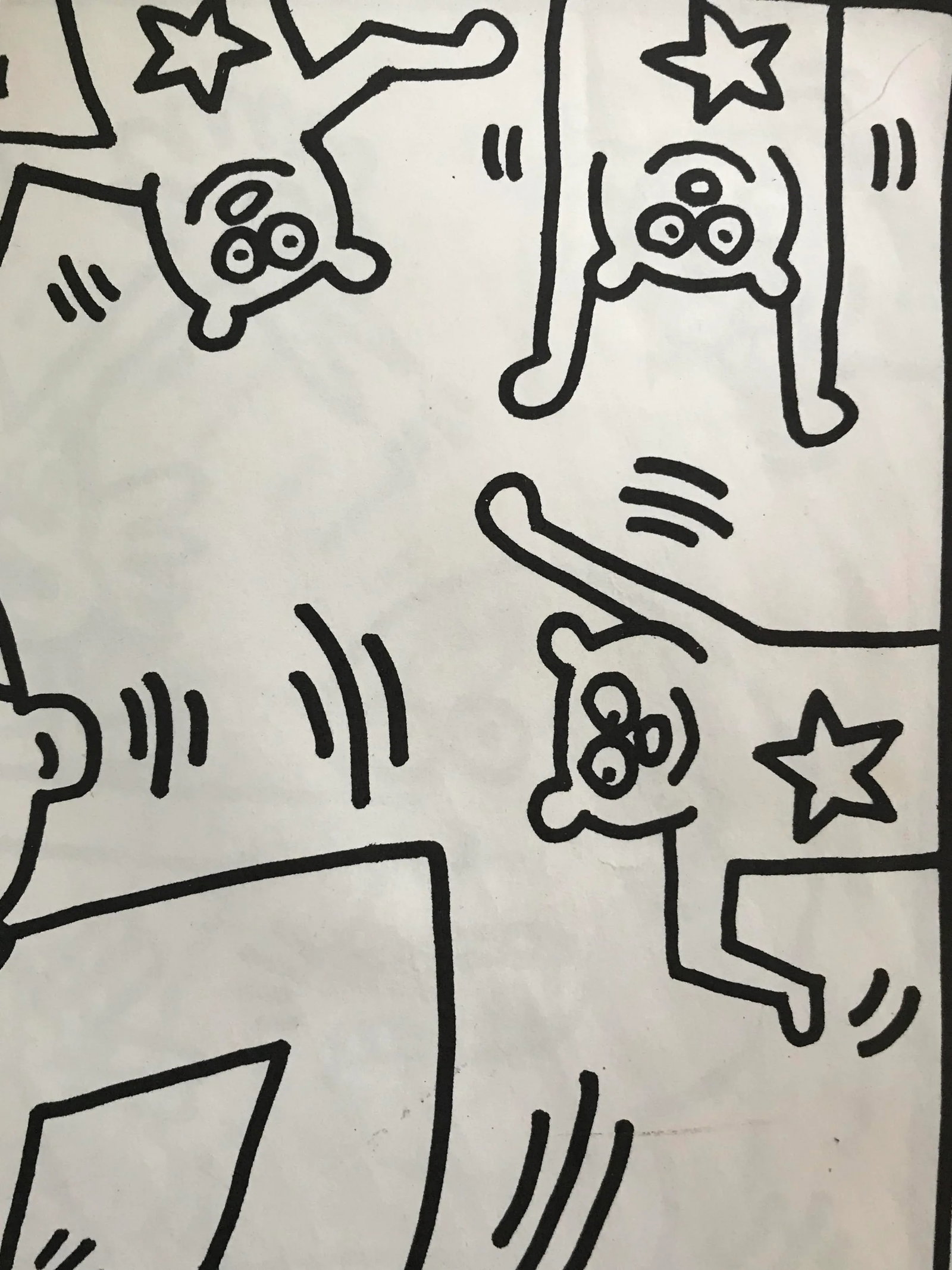 1985 Vintage Keith Haring Coloring Book - 2