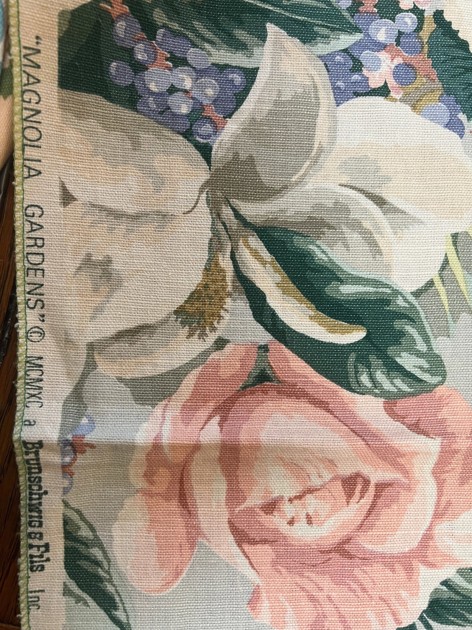 Vintage Brunschwig and Fils Floral Sample - 2