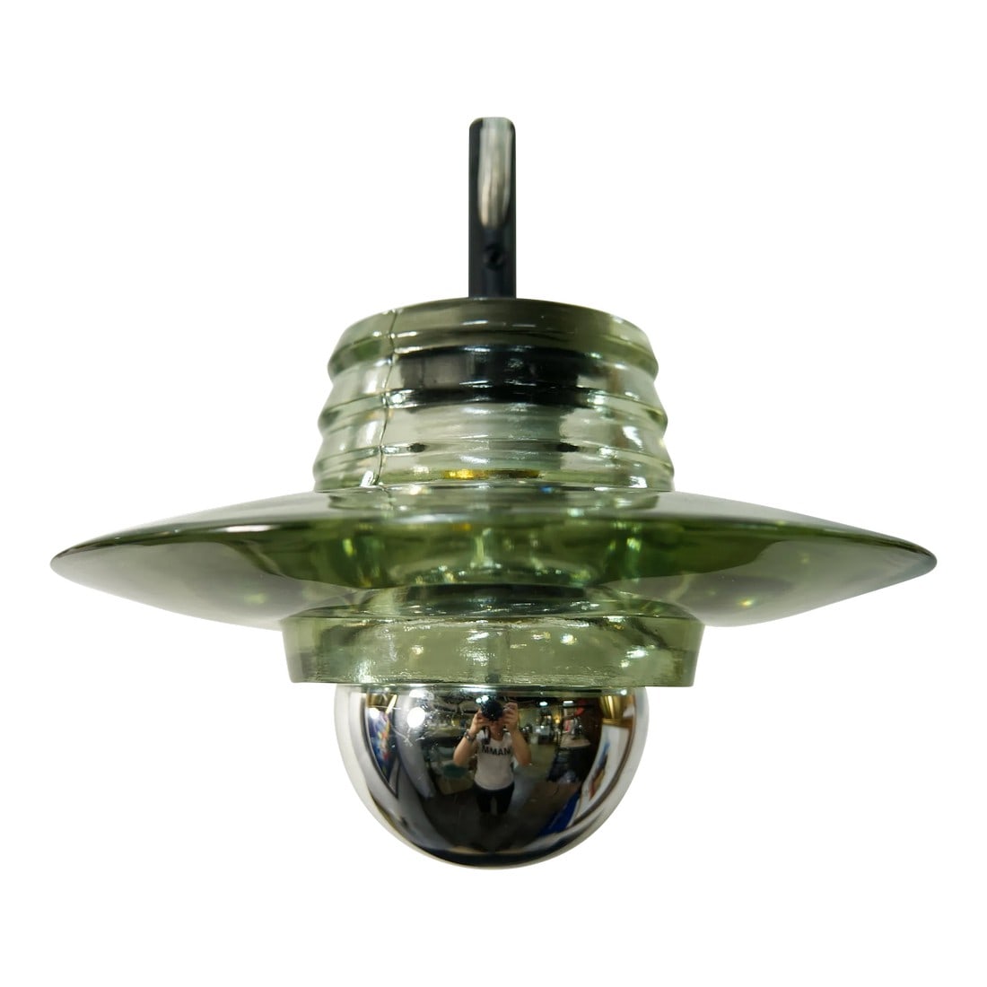 2009 Tom Dixon Lens Cast Glass Pendant Light (1 of 6)