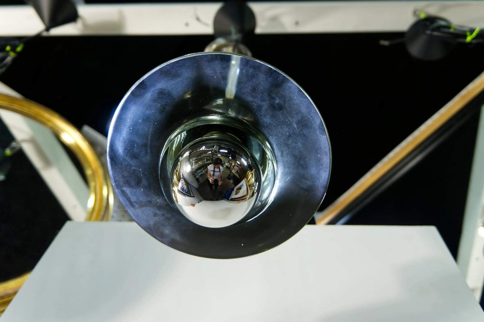 2009 Tom Dixon Lens Cast Glass Pendant Light - 4