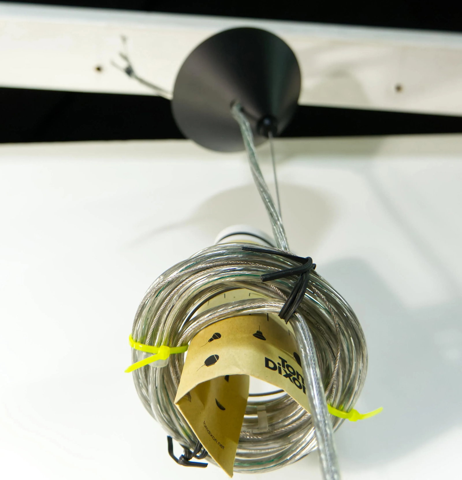 2009 Tom Dixon Lens Cast Glass Pendant Light - 6