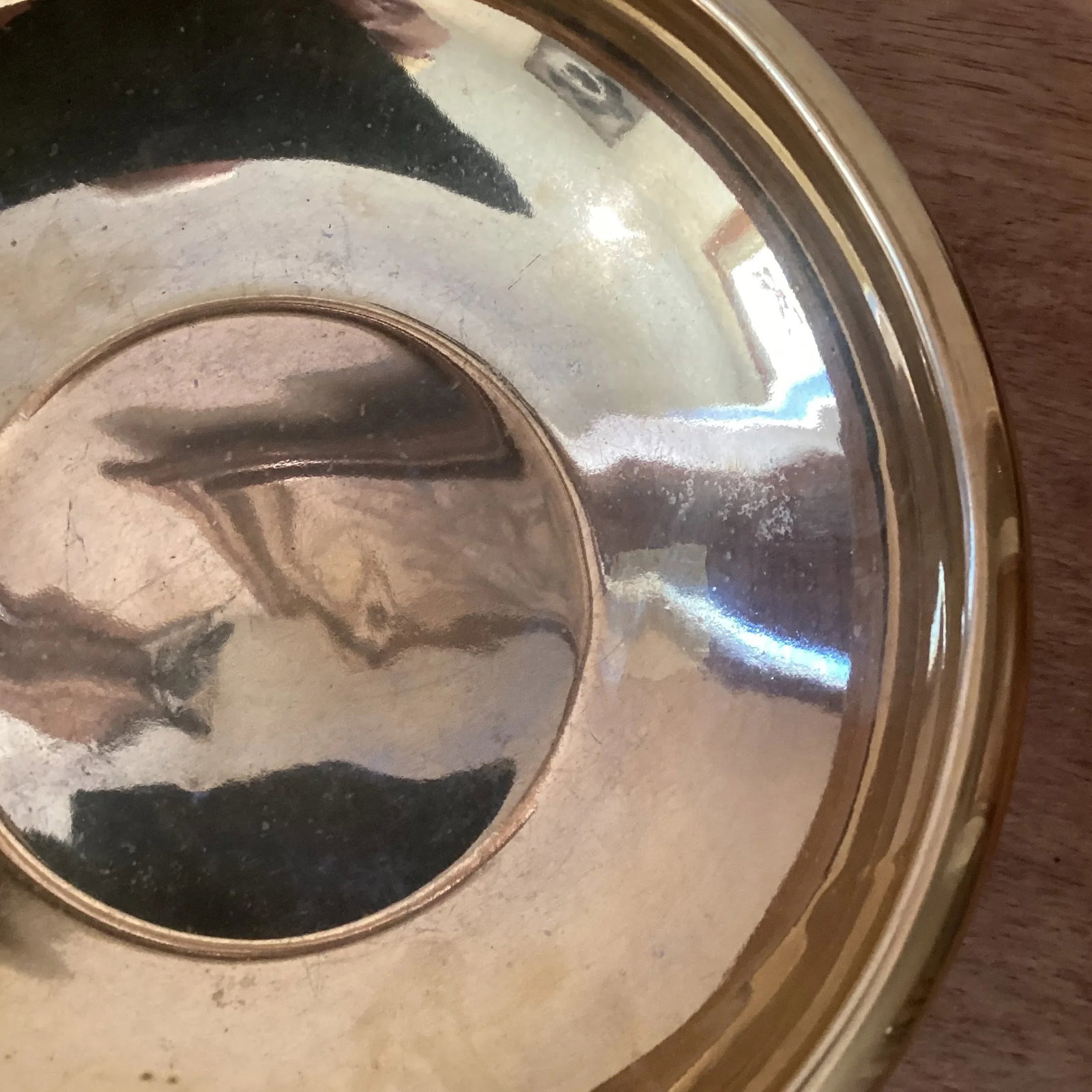 Vintage Gilded With 24k Gold Porcelain Bowl/Centerpiece France - 5