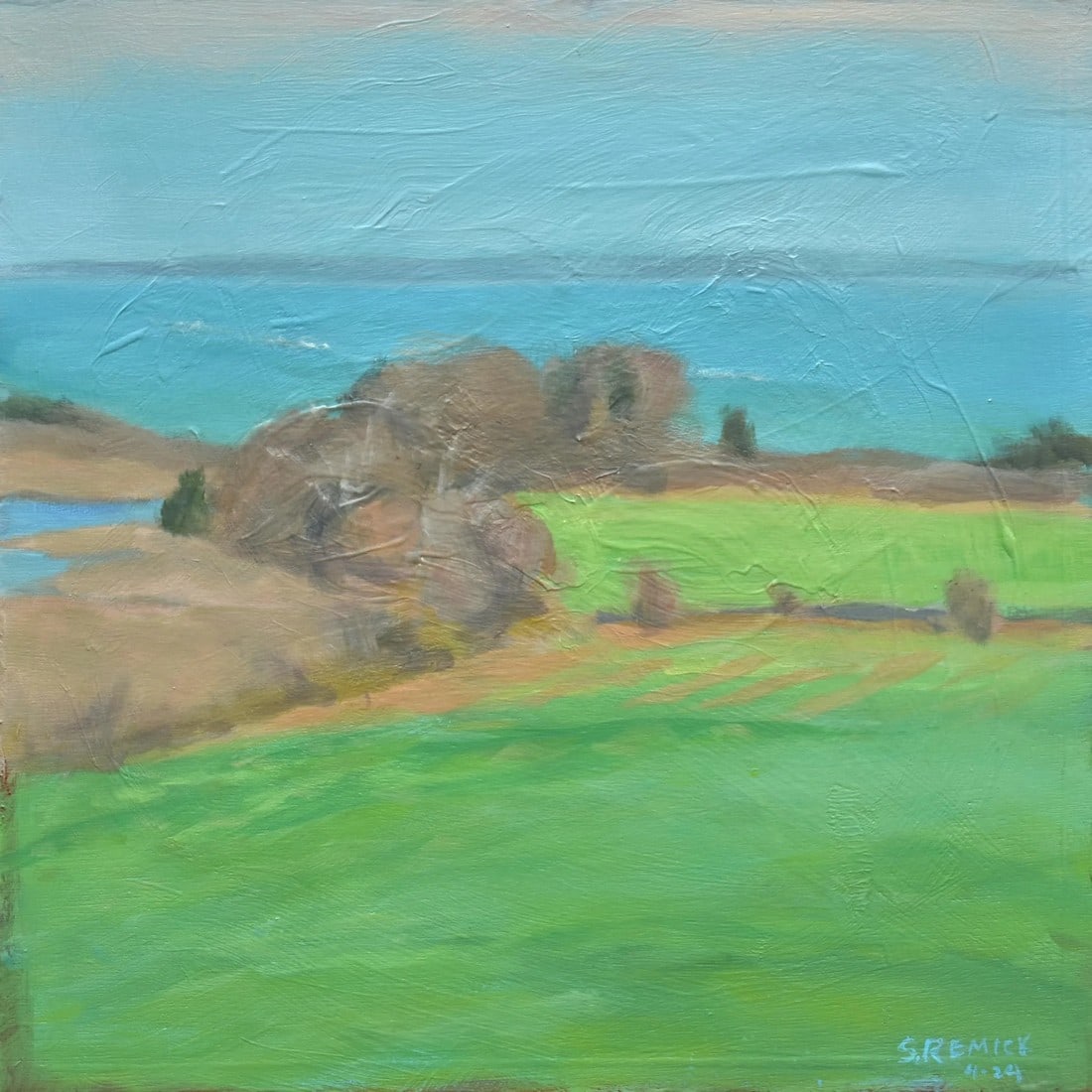 Spring at the Coast Original Landscape Painting by Stephen Remick (1 of 6)