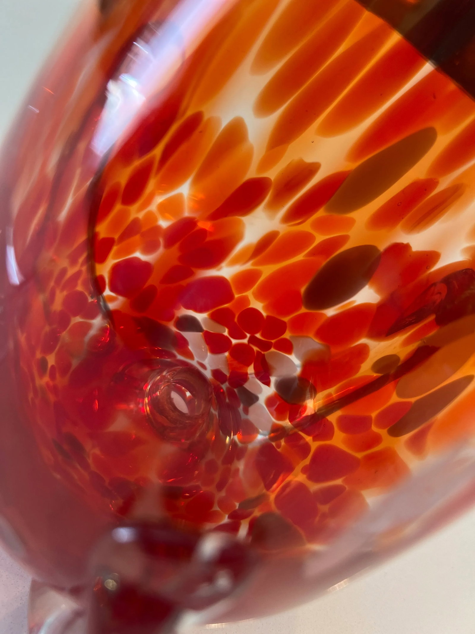 1980s Vaso in Vetro Murano Hand-Blown Glass Bud Vase - 10