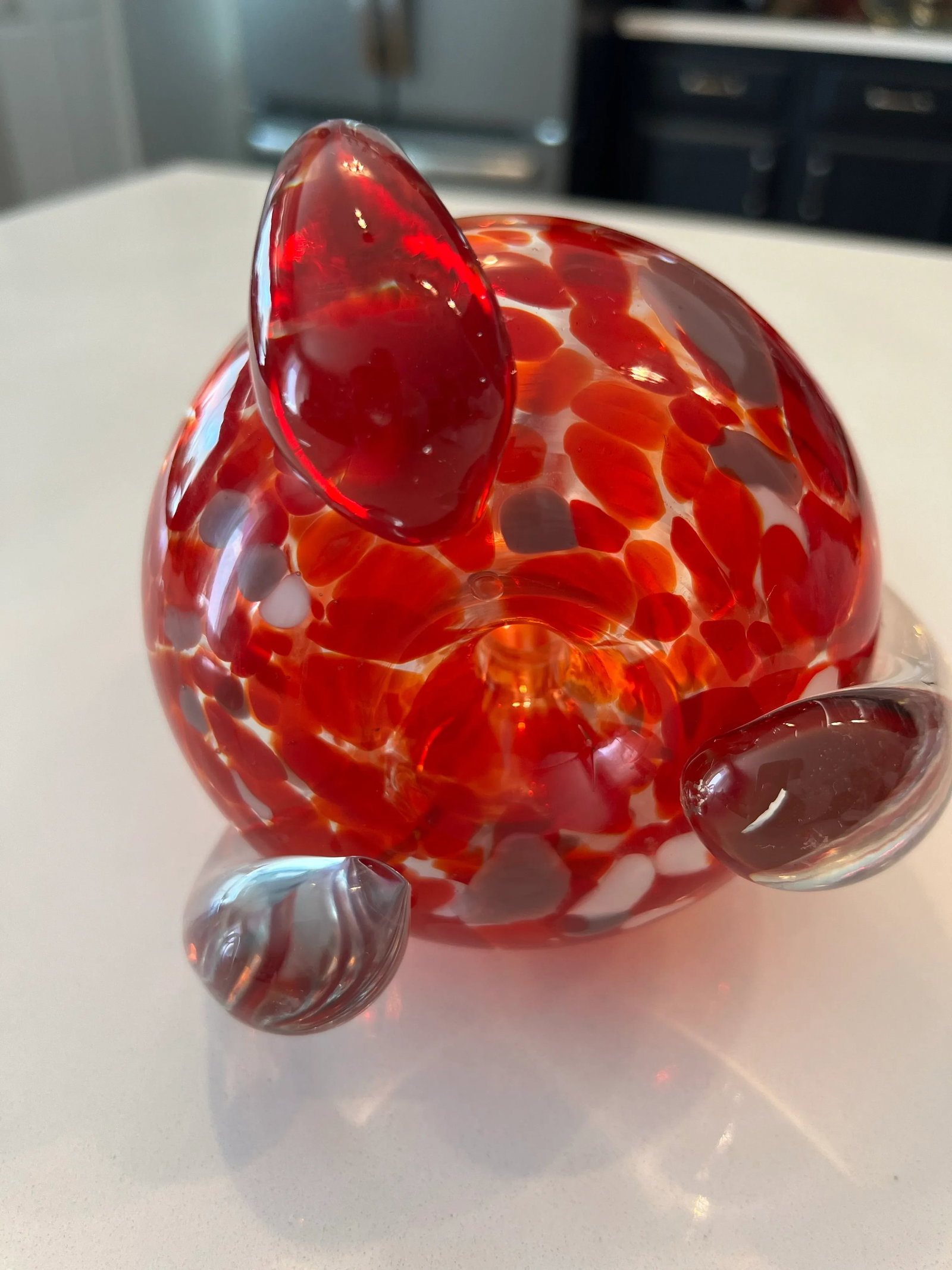 1980s Vaso in Vetro Murano Hand-Blown Glass Bud Vase - 6