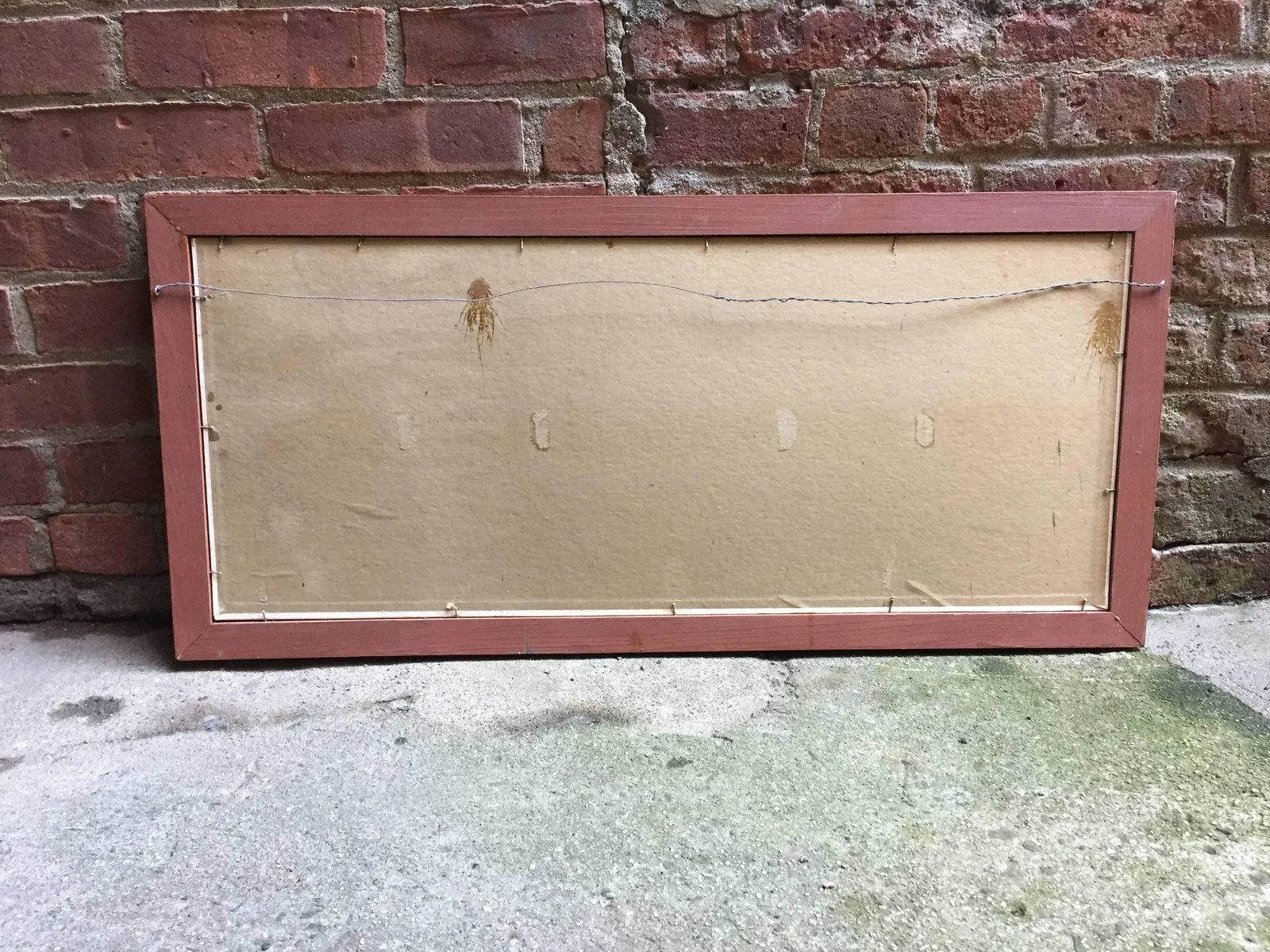 1950s Mid-Century Modern Leaf Acrylic Painting - 8