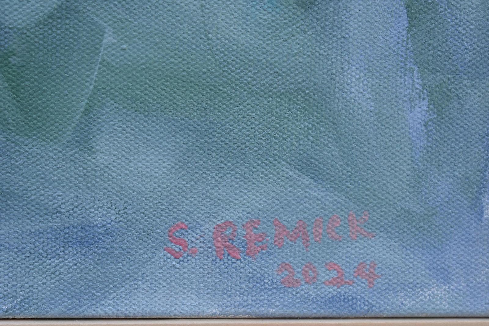 Winter Wonderland, by Stephen Remick. Contemporary Loose and Airy Acrylic Landscape Painting, - 5