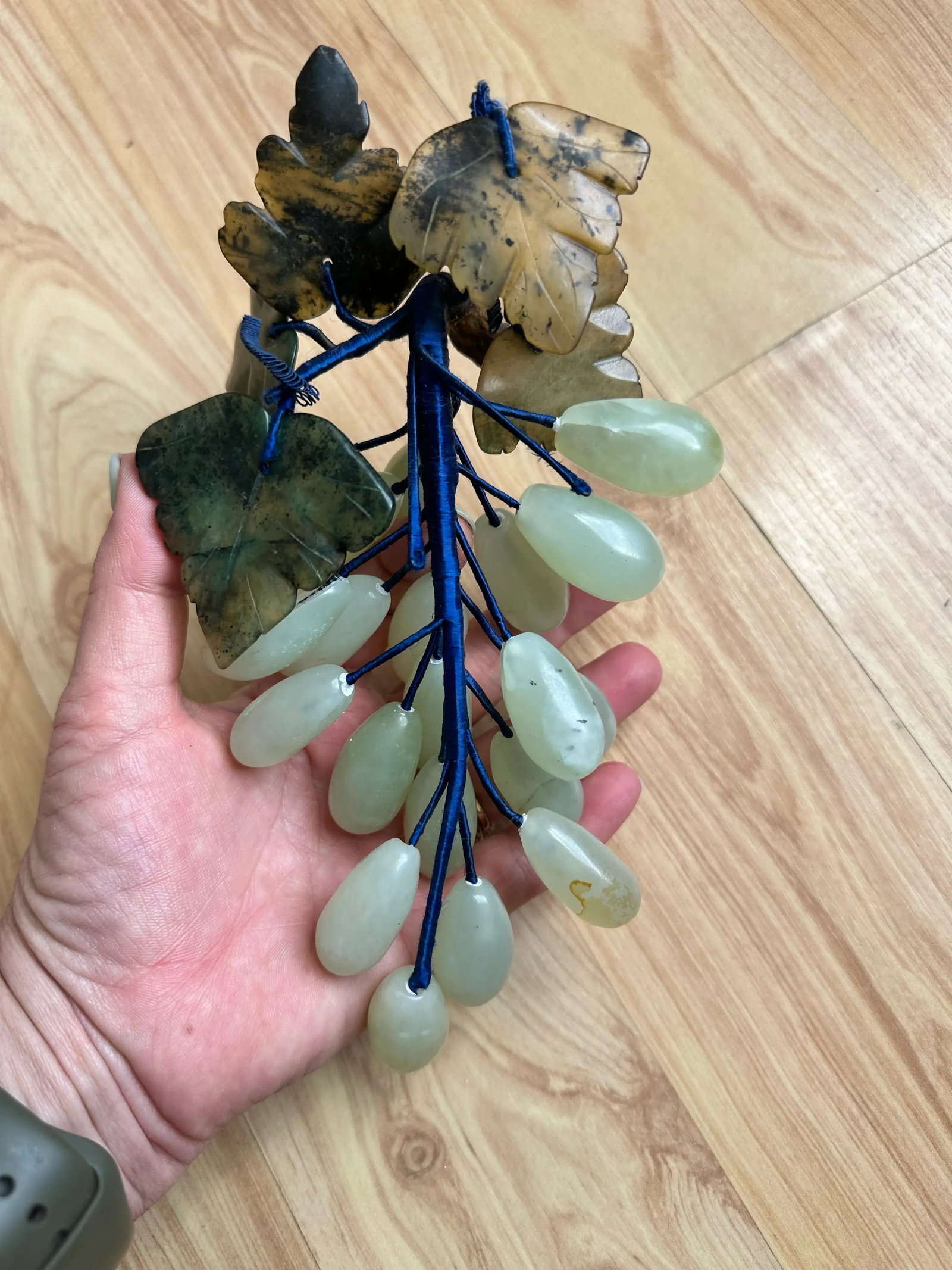 Mid-Century Jade Grape Cluster - 3