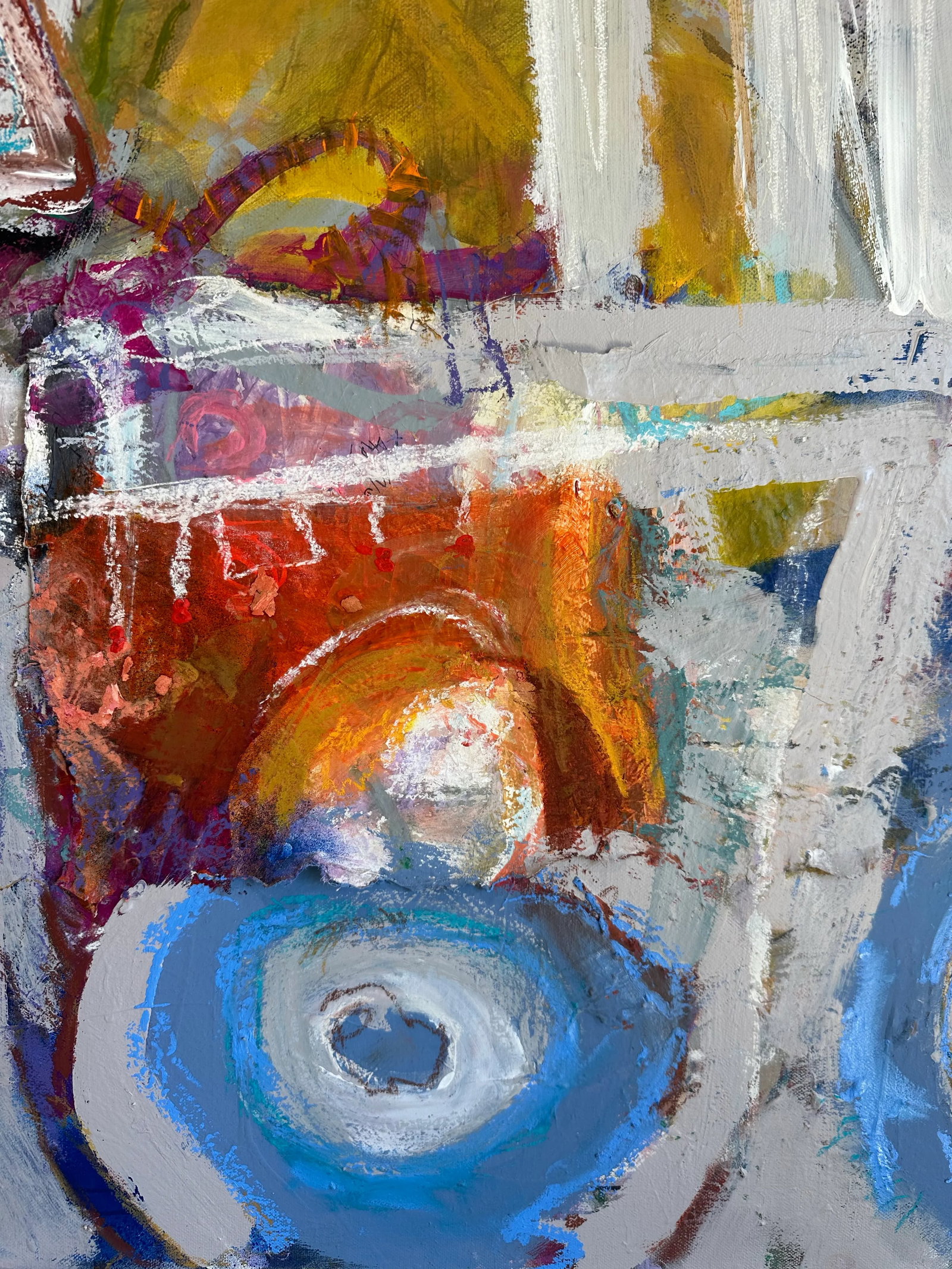 Colorful Abstract Painting on Canvas - 7