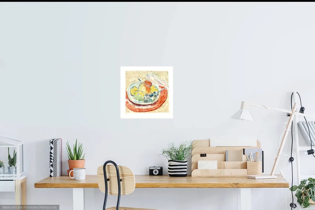 Fresh French Fruit, Monotype on Paper - 6