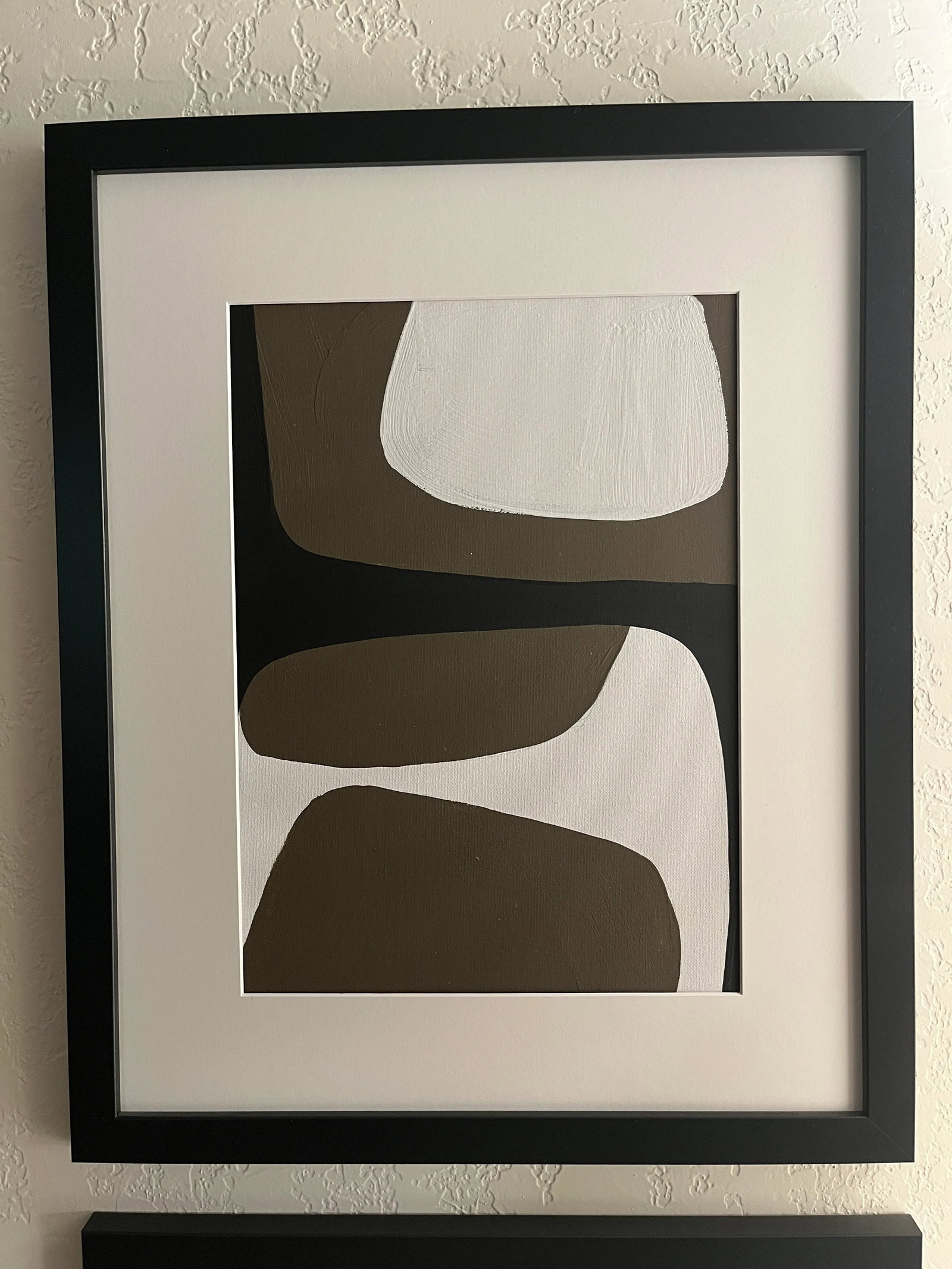 Monochromatic Composition I-IV, Framed Set of Four Paintings - 6