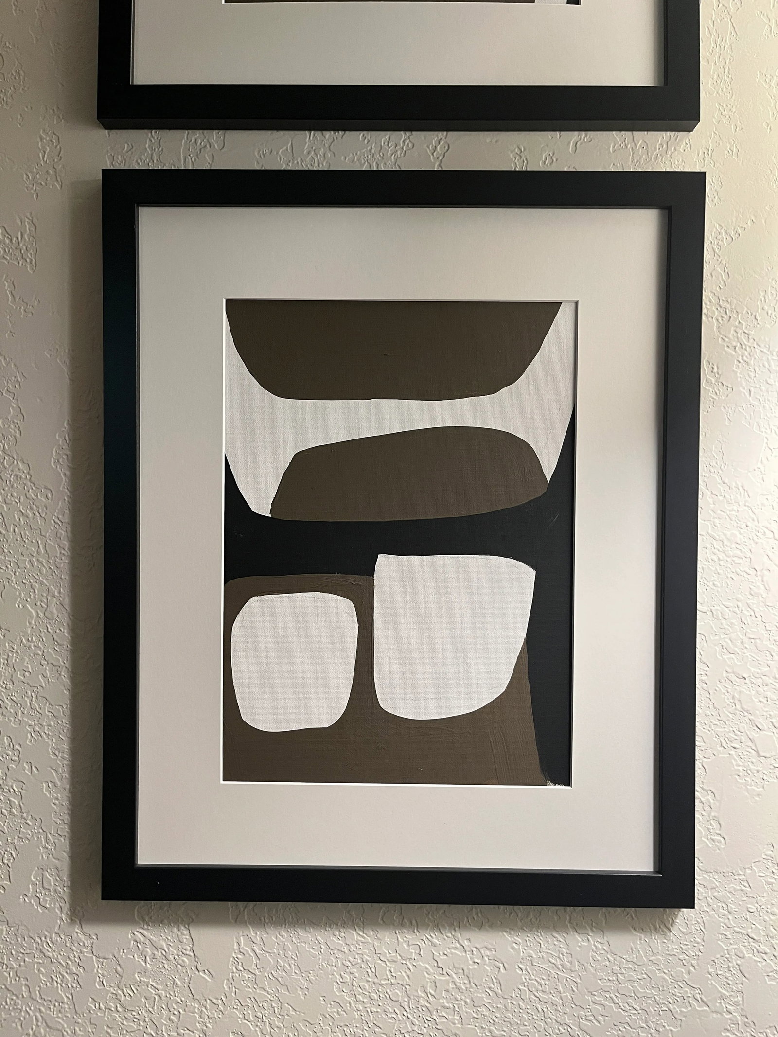 Monochromatic Composition I-IV, Framed Set of Four Paintings - 9