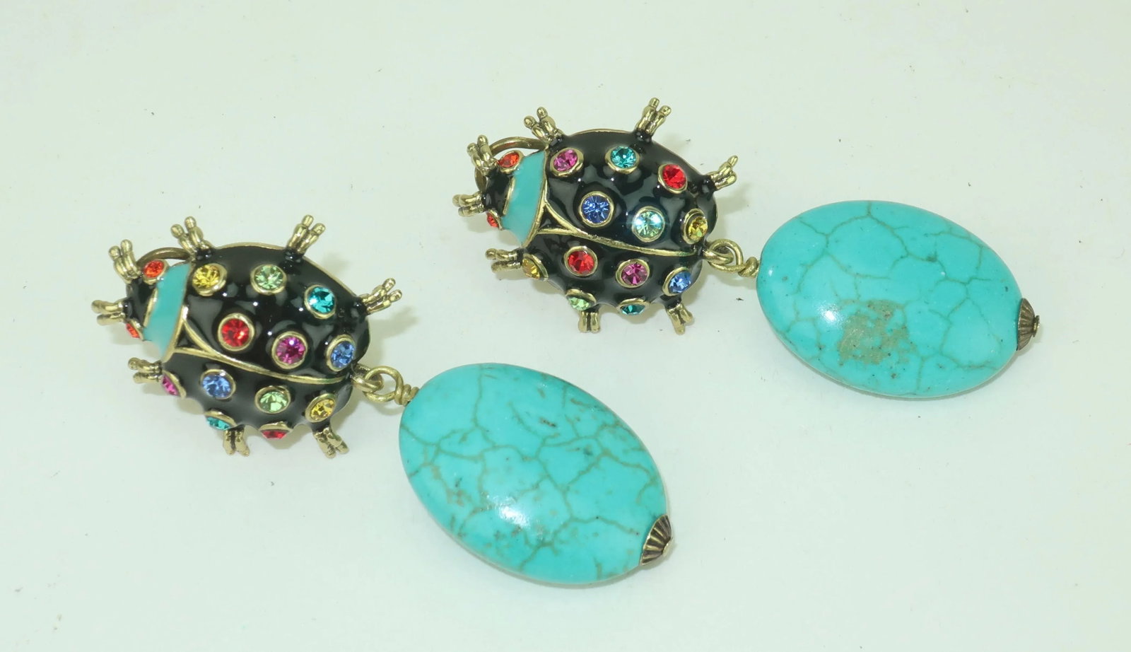 Heidi Daus "˜Critter Couture' Ladybug Dangle Earrings - 2 Pieces - 5