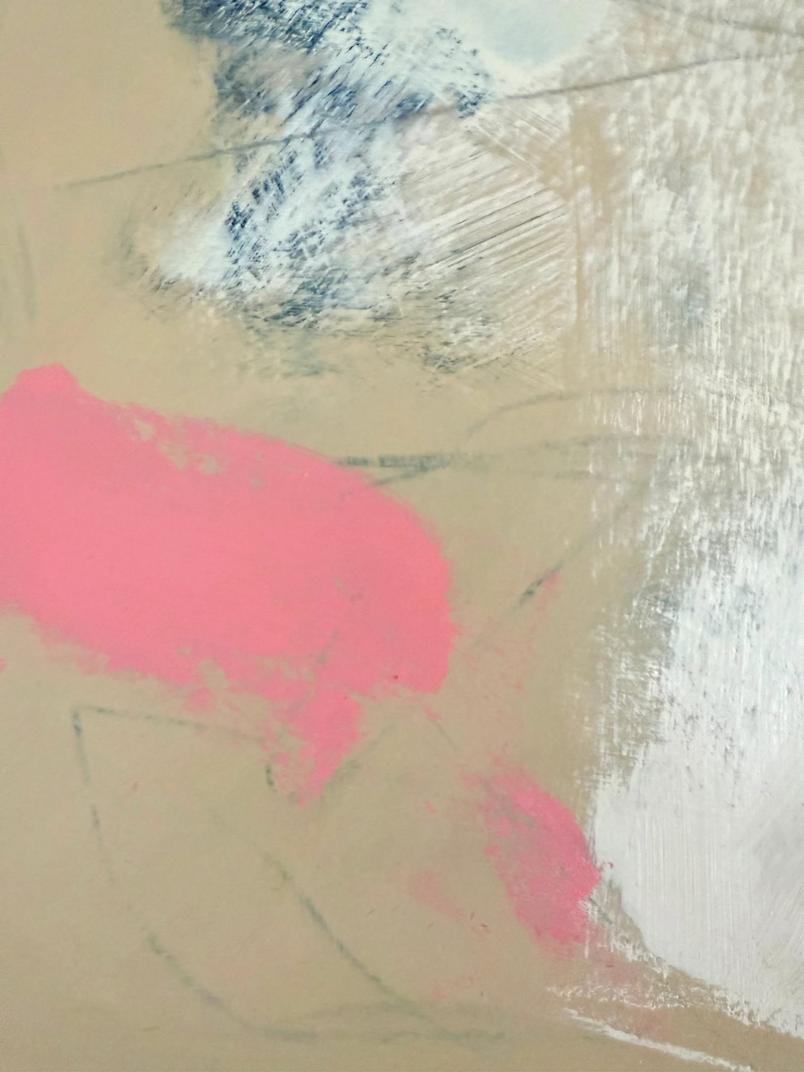 Deco Contemporary Original Abstract Painting on Paper - 4